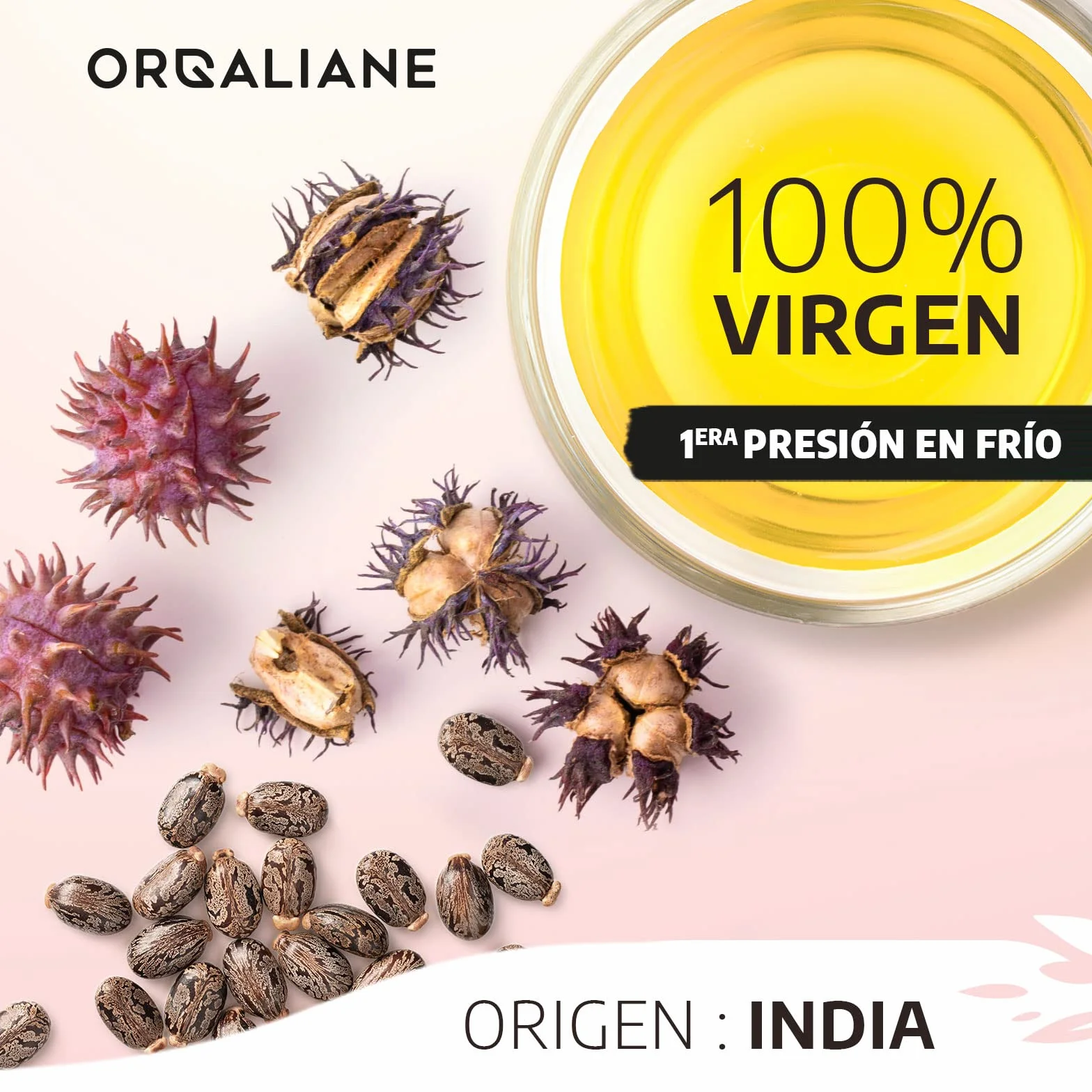 Aceite de Ricino 150 ml 100% Virgen Prensado en Frío Ricinus Communis para Cabello, Pestañas y Uñas