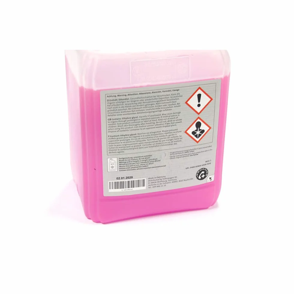 Anticongelante Refrigerante G12EVO, sustituye al G13, 5 Litros