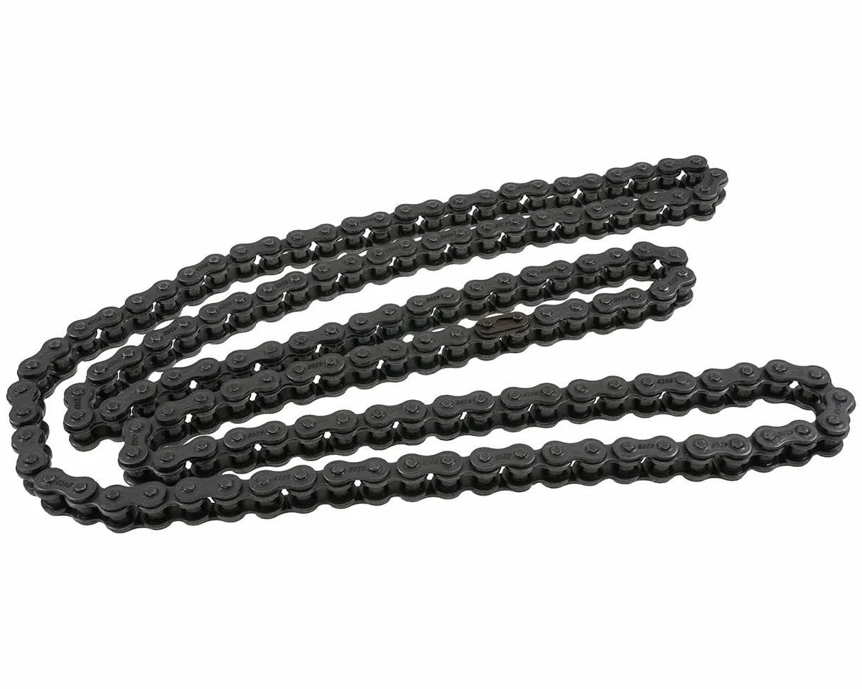Cadena transmisión reforzada 420x140 compatible con Kreidler, Zündapp, Simson S50 S51 S70, Schwalbe KR51/1 KR51/2, Star, Sperber, Habicht, SR50 SR80, KSR Moto TR50, Tigger