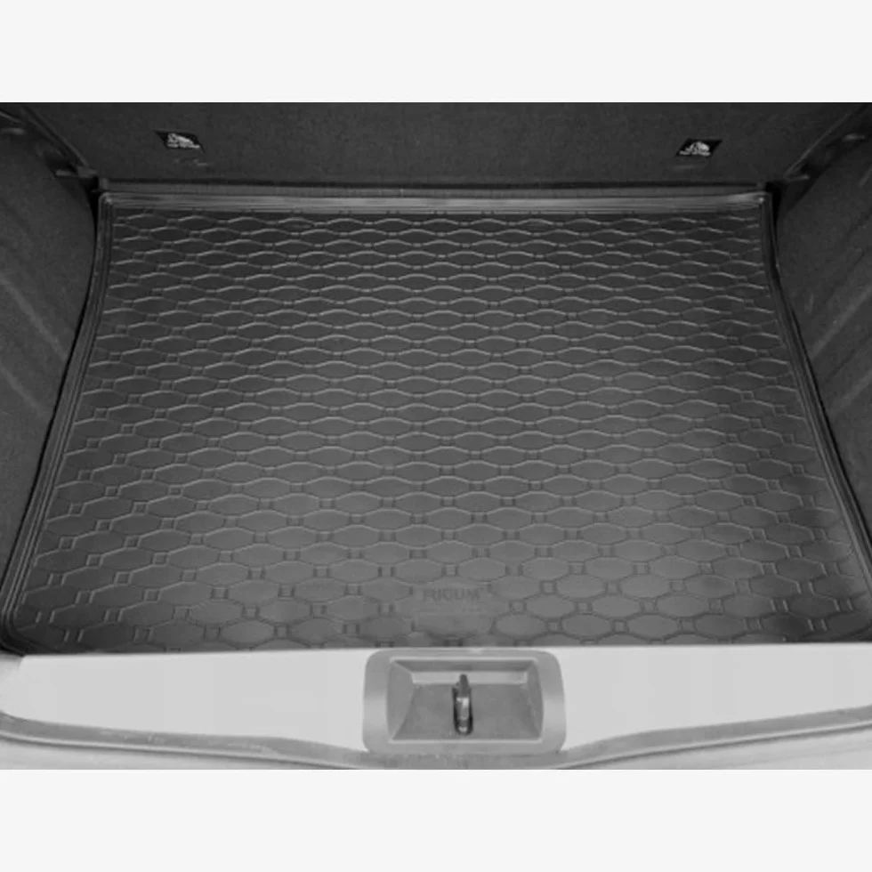 Car Lux Duo AR07016 + AR07025 - Conjunto de Alfombra Protector Maletero de Goma y Alfombrillas de Goma a Medida para Dacia Spring Desde 2022