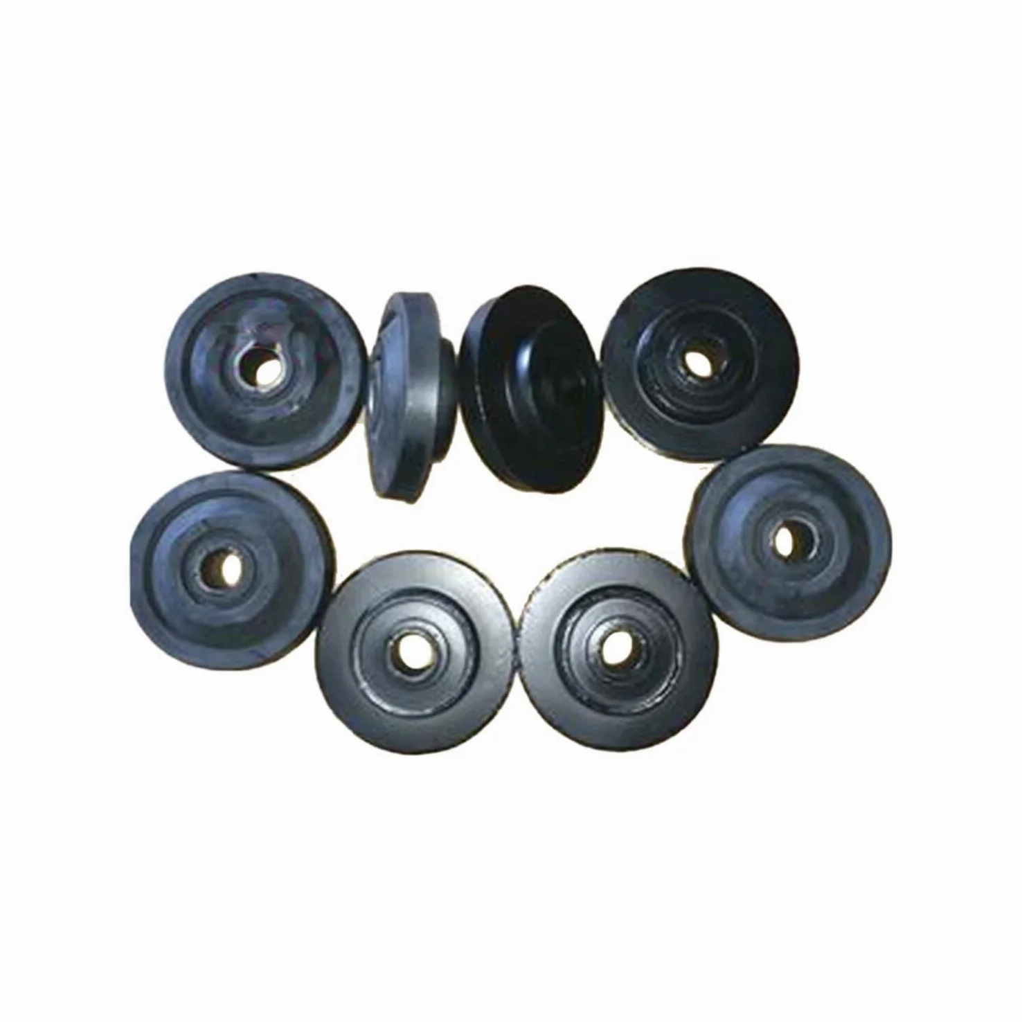 Amortiguador de goma para montaje del motor, 8 unidades, compatible con excavadora Caterpillar CAT E320 E200B