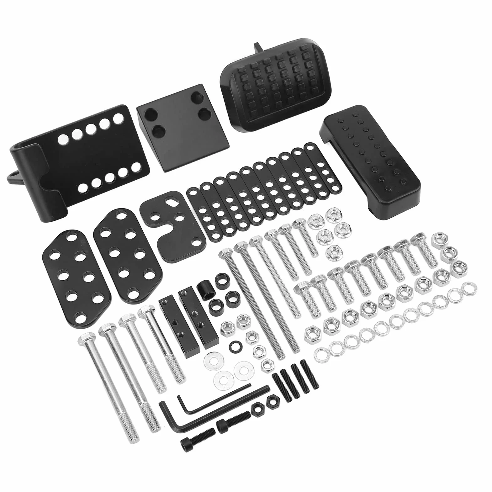 Extensores de Pedal de Gas y Freno para Conductores Cortos, Extensores de Pedal Automático para Gas y Freno de Coche, Longitud y Altura Ajustables, Universal para Coches, Karts