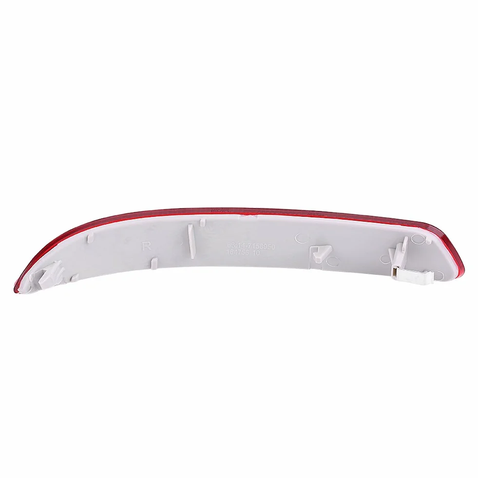 Reflector de parachoques trasero apto para E70 X5 2007-2013 OEM 63217158949 63217158950 catadioptrico coche izquierdo catadioptrico derecho 6j 2007 x5 rear reflector light ref