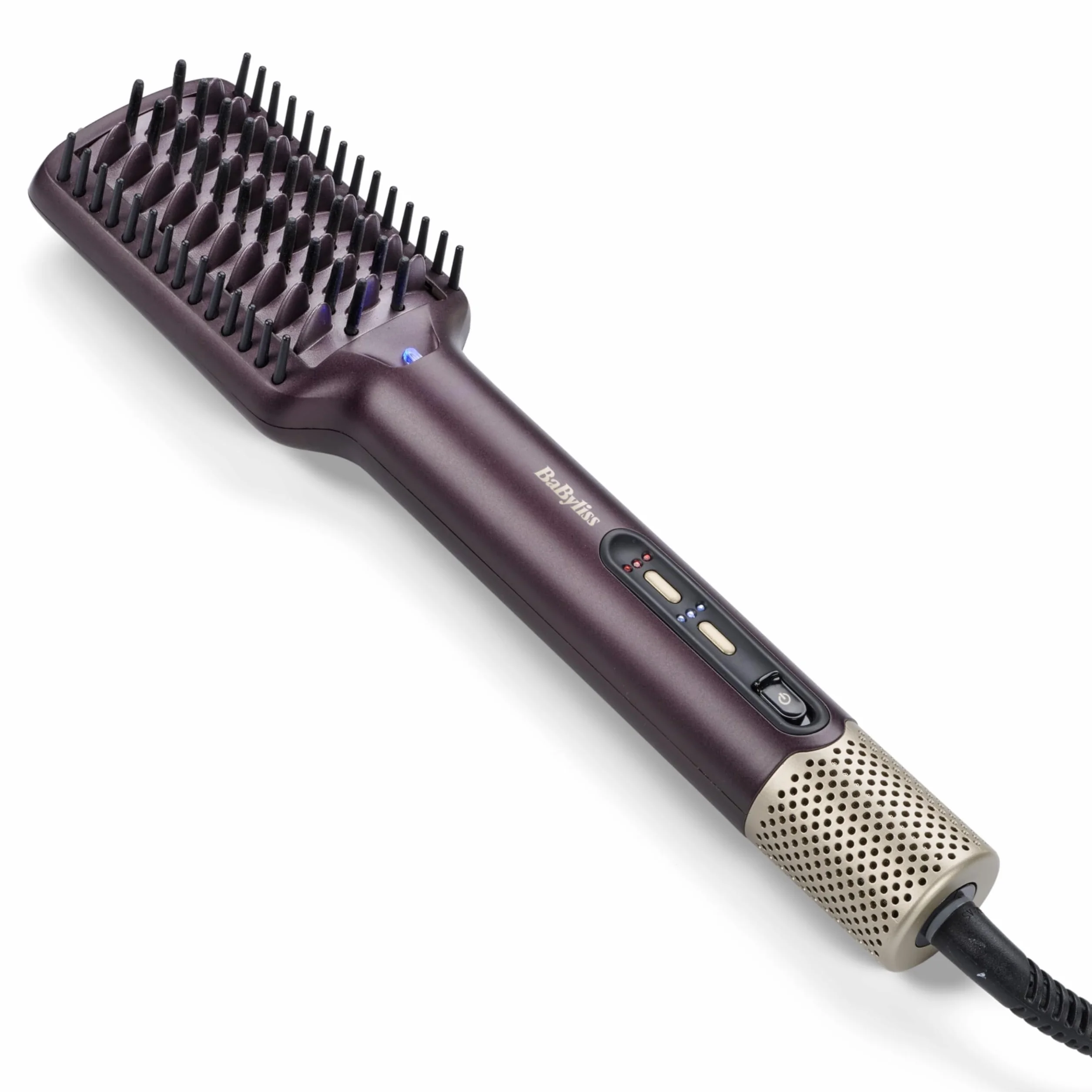 BaByliss Air Power Smooth AS6400E Cepillo Secador con Tecnología Iónica Antifrizz Alisado y Secado