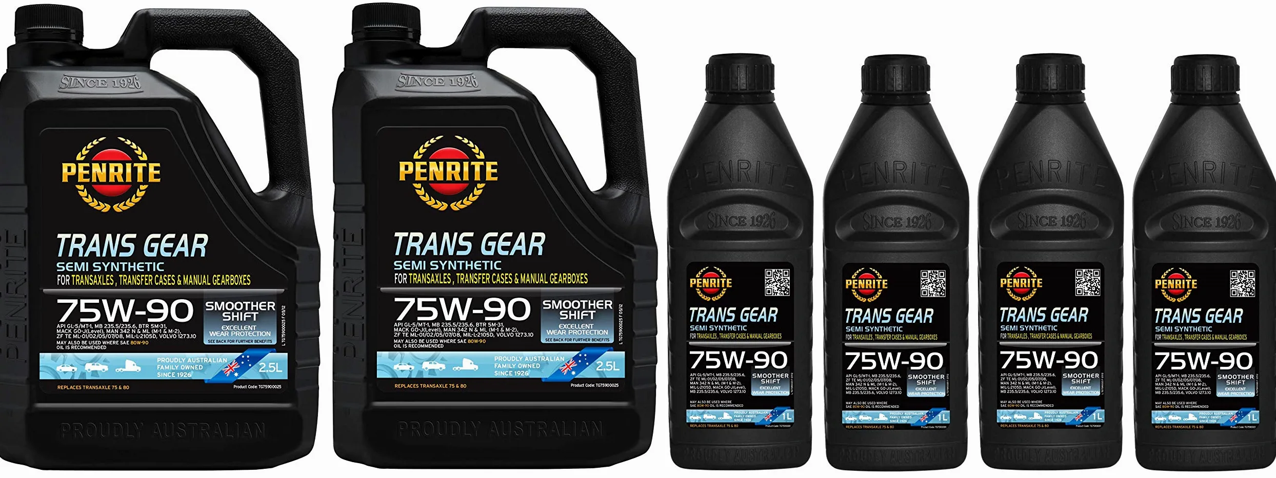 Penrite Trans Gear 75W-90 GL5 - Aceite semisintético para engranajes (9 L)