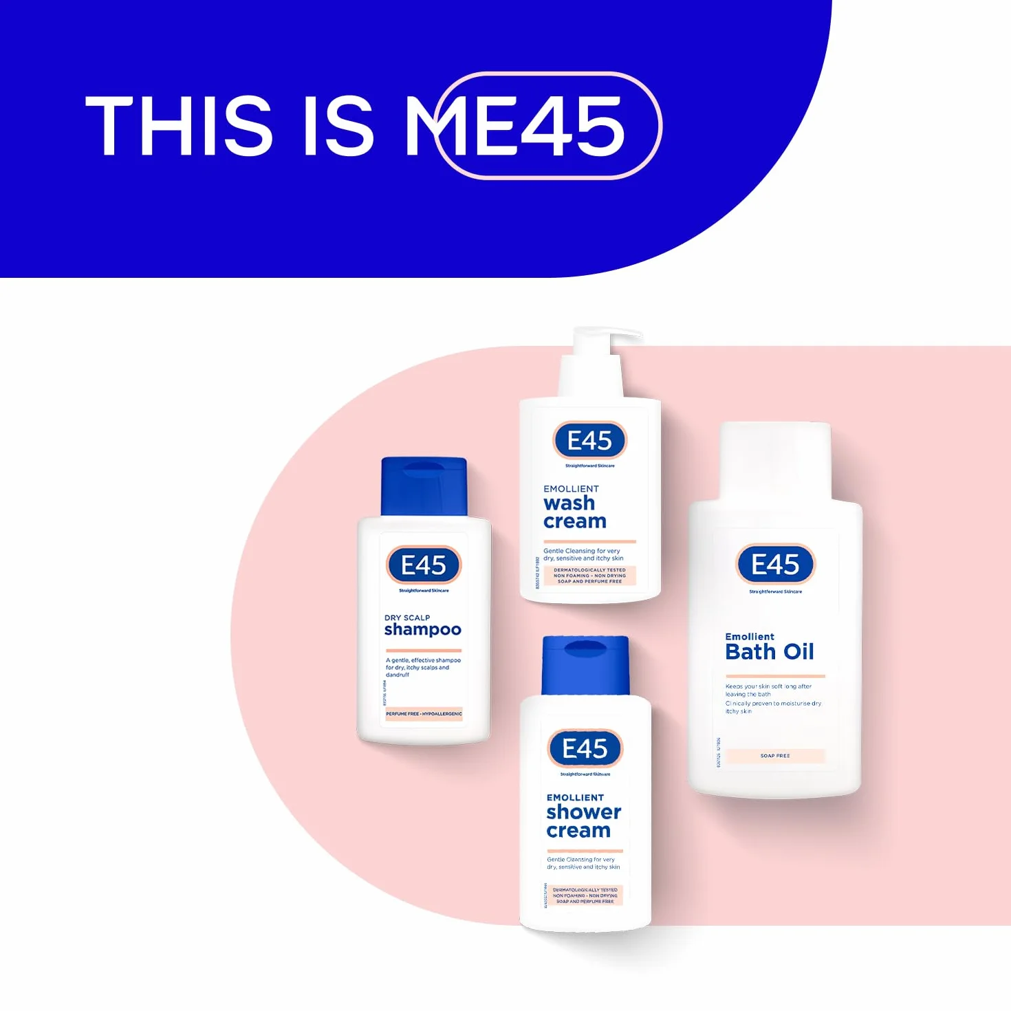Aceite de Baño Hidratante E45 500ml - Emoliente para Piel Seca