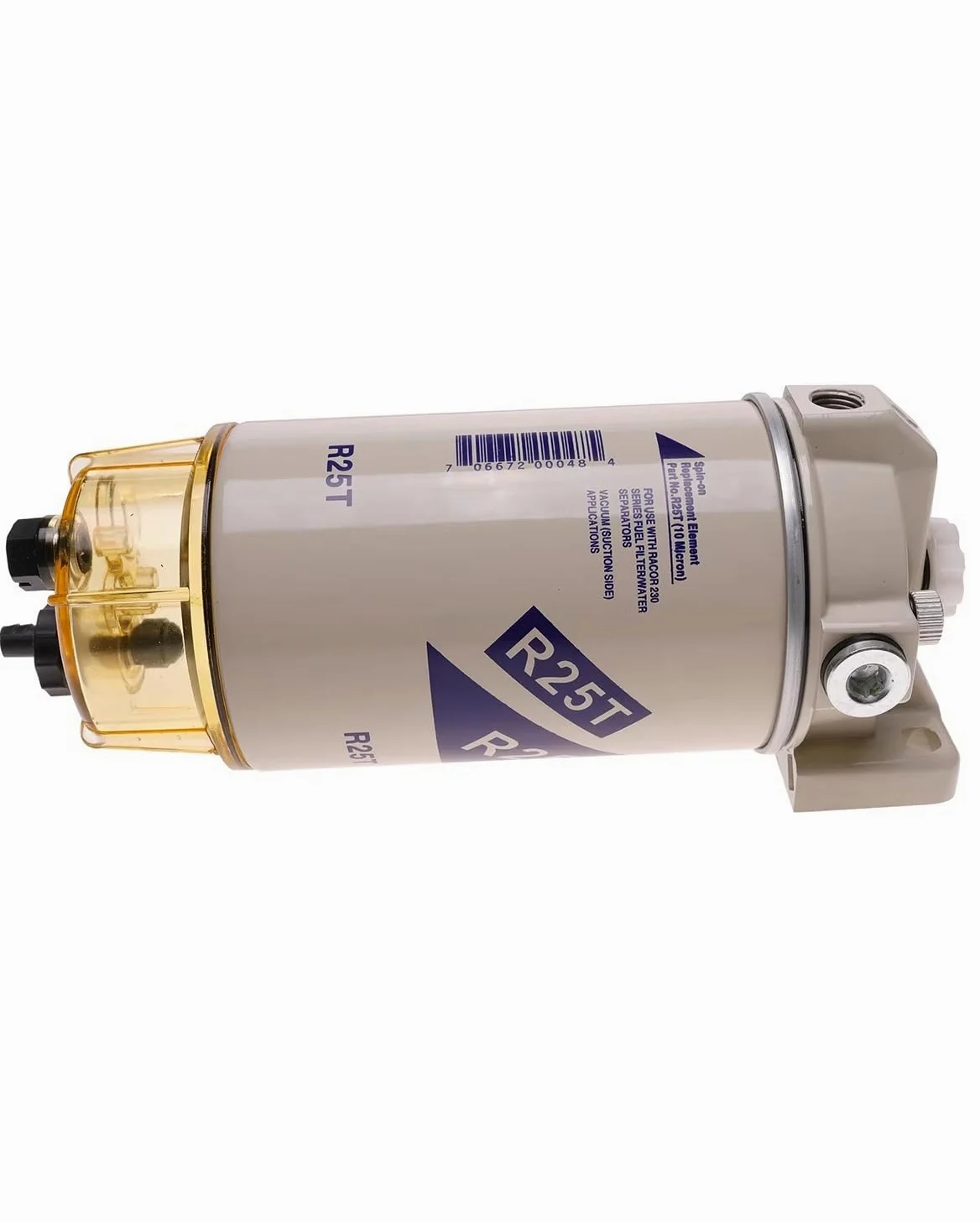 Filtro De Combustible De Rosca S3213 R25T | Separador marino de agua reemplaza a Racor 320R-Rac-01