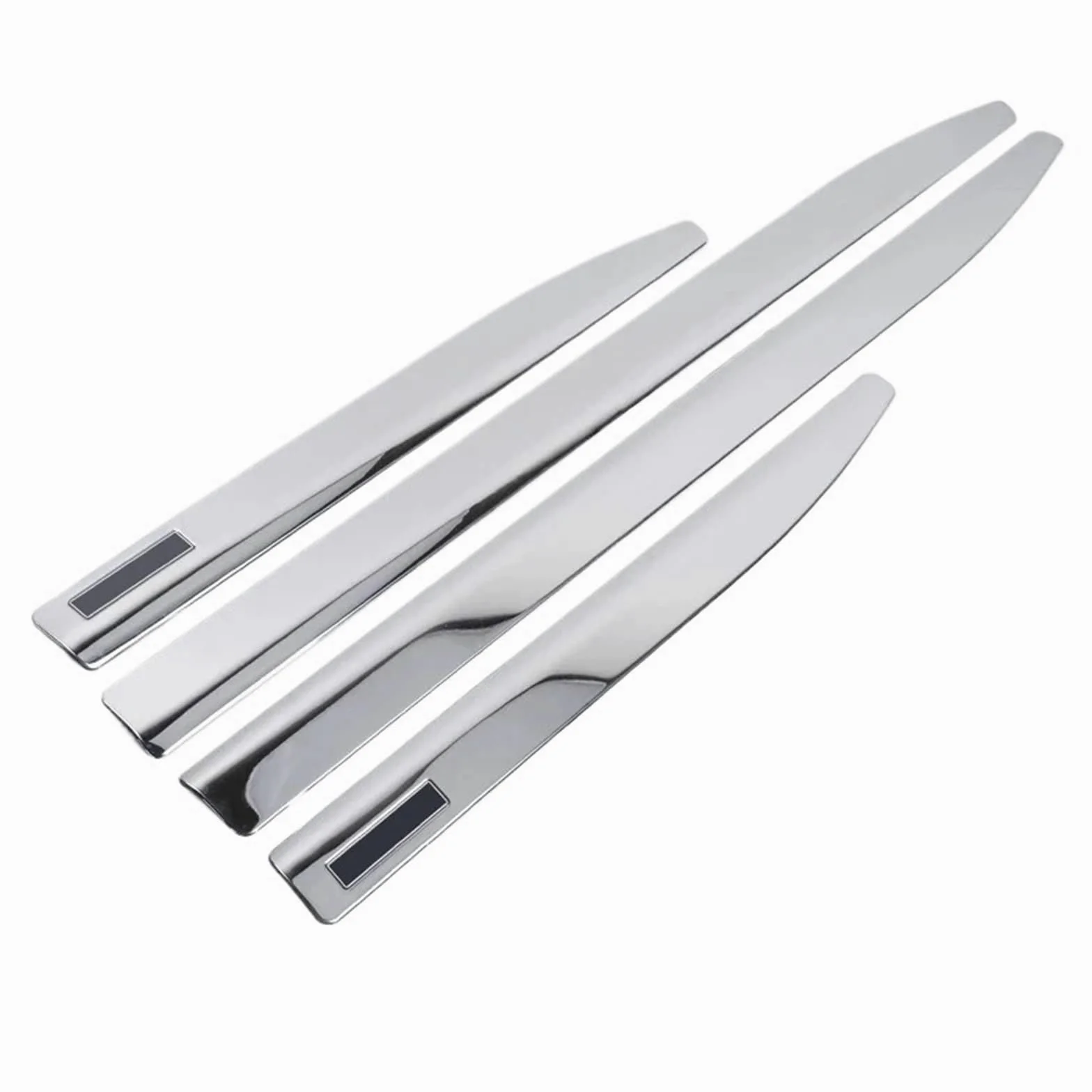 Coche Burletes Ajuste para Patrol Y62 2010-2021 2020, accesorios exteriores resistentes a los arañazos, embellecedor de carrocería, tira de resaltado lateral de puerta Sello para Puerta Coche(Silver)