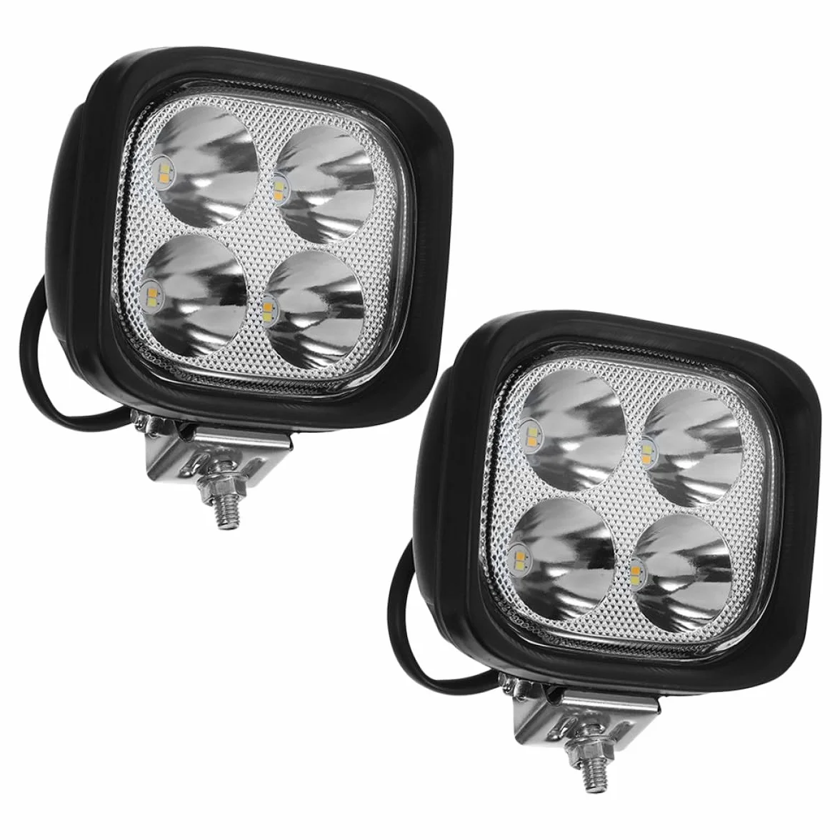 2 Luces LED para Carretilla Elevadora, Focos de Trabajo LED de Alta Potencia, Montaje Completo, Compatibles Varios Modelos, Luz de Conducción para Seguridad y Mejor Visibilidad