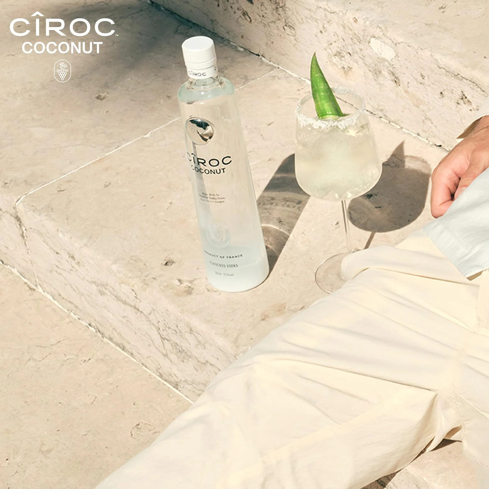 Cîroc Coconut Vodka 37.5% vol 70cl Infusionado con Coco Cremoso