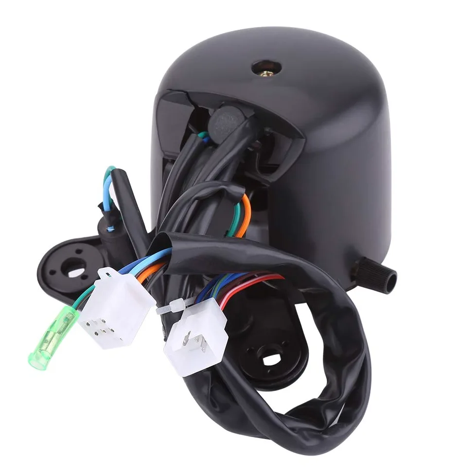 Odómetro Dual para Motocicleta, Velocímetro Universal, Velocímetro, Velocímetro de Plástico de Metal de 12 V, Velocímetro Gps Hytrack, Medidor de Engranajes, Pantalla Digital