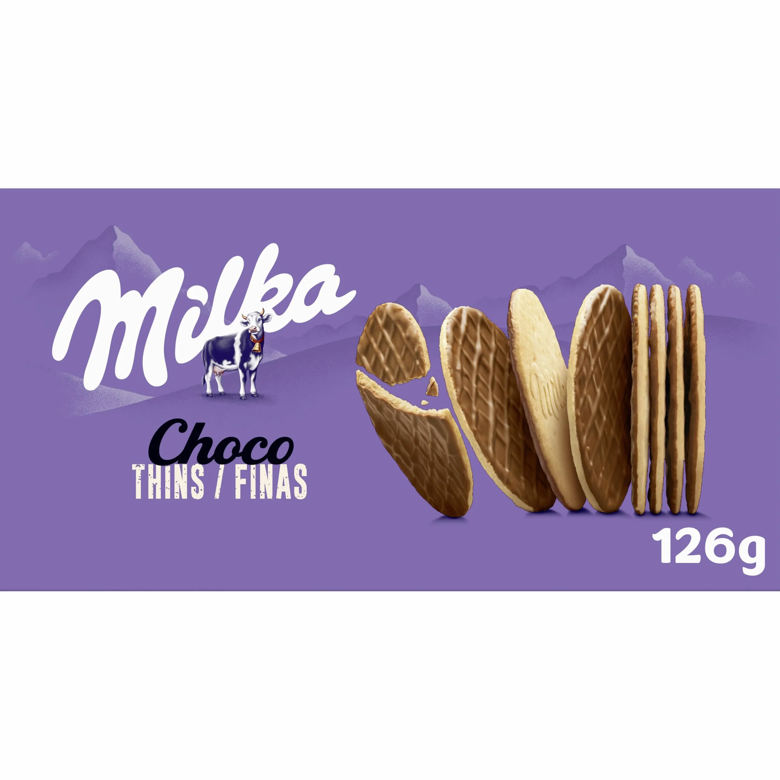 Milka Choco Finas Galletas con Chocolate con Leche 126 g