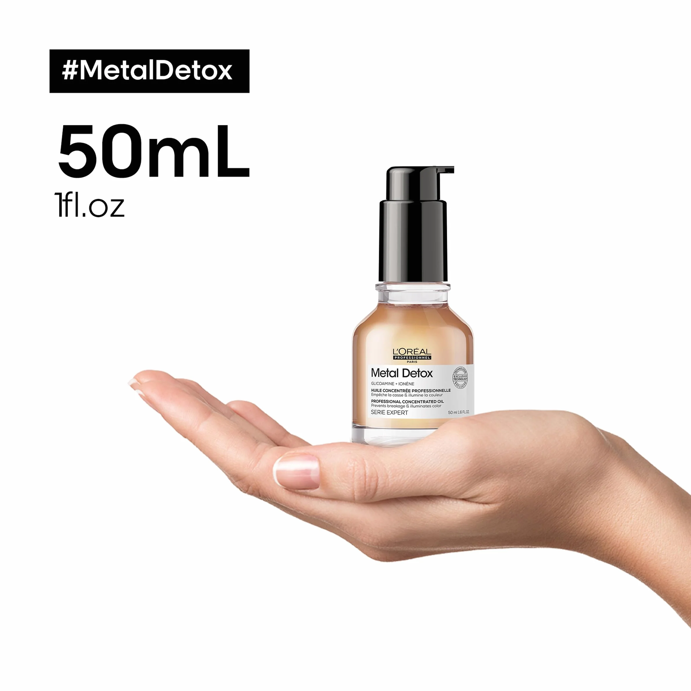 L'Oréal Professionnel Metal Detox Aceite Concentrado Protector Térmico Anti-Rotura 50 ml