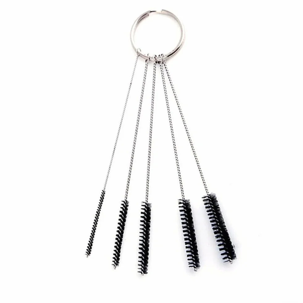 Herramienta de limpieza de boquilla de chorro para parabrisas de coche, herramienta de limpieza ajustable para parabrisas de coche, 5 tamaños de cepillo disponibles, apto para todos los vehículos