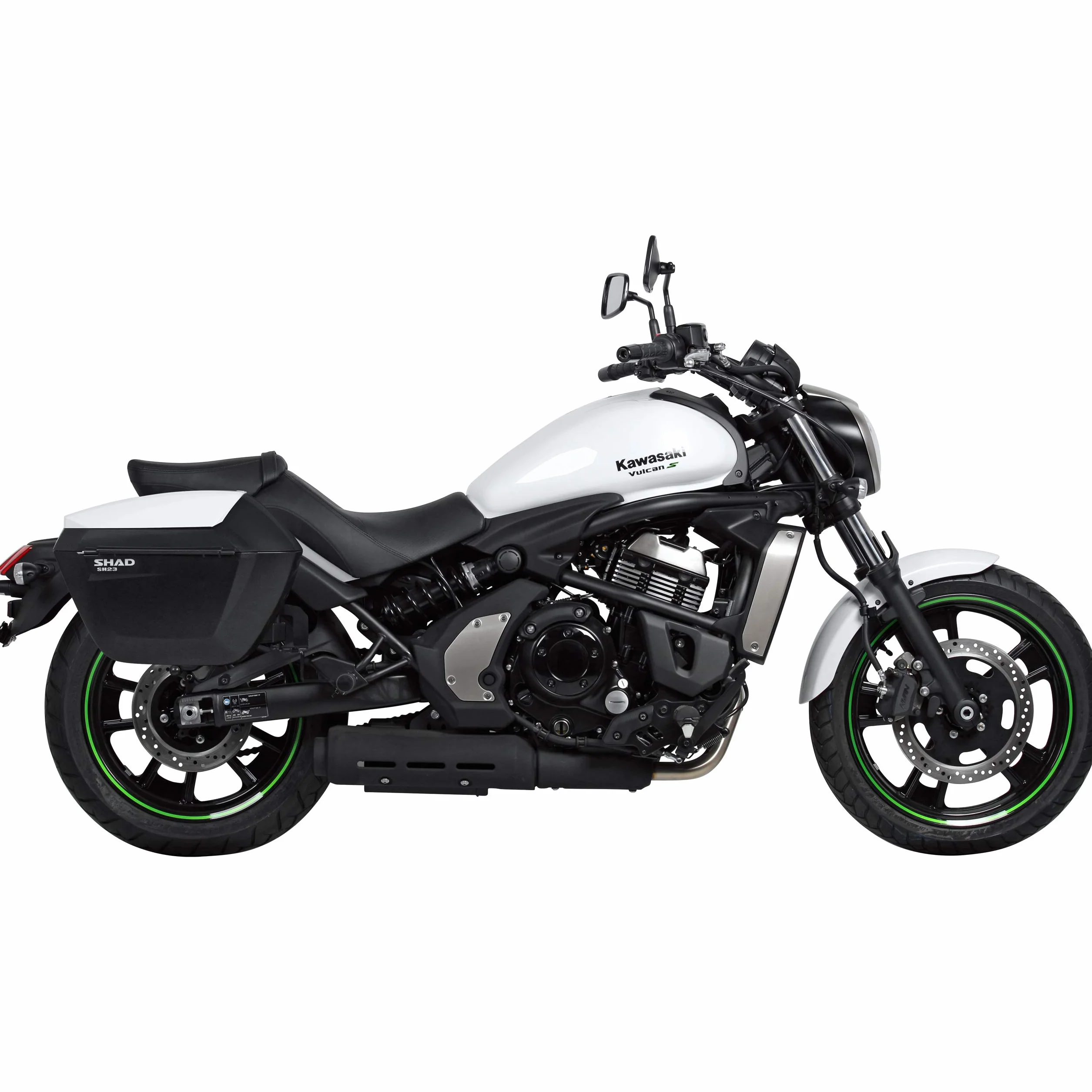 Shad D0B23100 Maletas Laterales Moto SH23, Negro, Normal