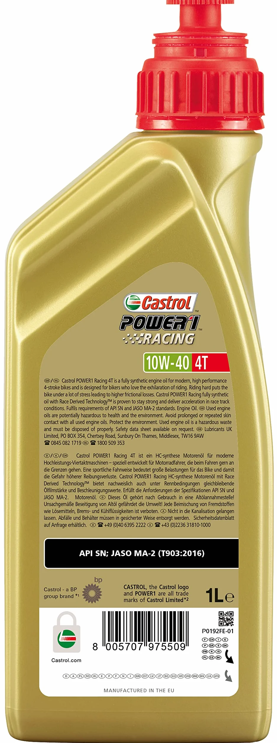 Castrol Aceite Power 4T 10W40 1L
