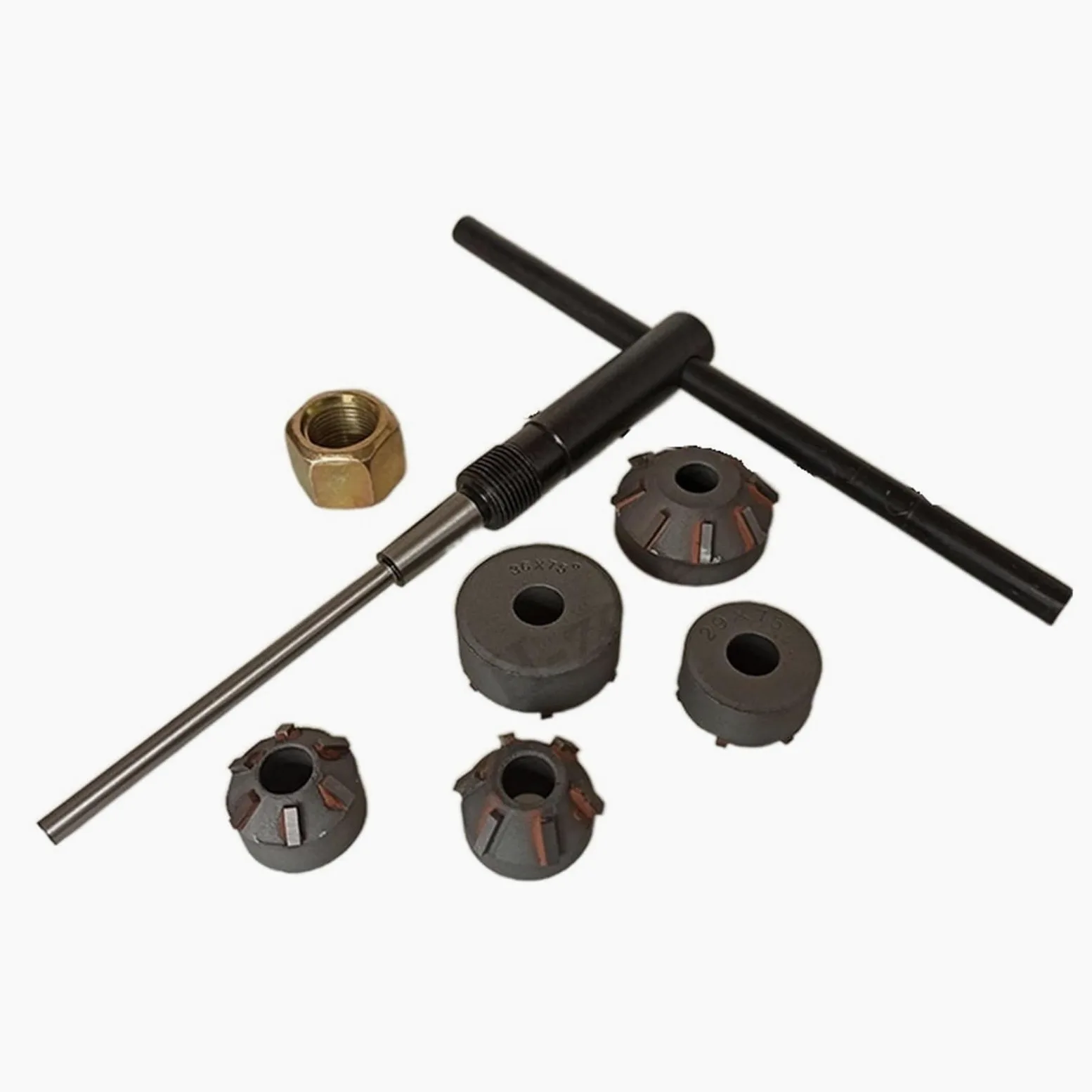 Herramientas De Carburo De Diamante para Asientos De Válvulas (22-38 Mm, 31 Unidades), con Caja De Almacenamiento, para Reparación De Automóviles Y Camiones De Diversas Marcas,31pcs