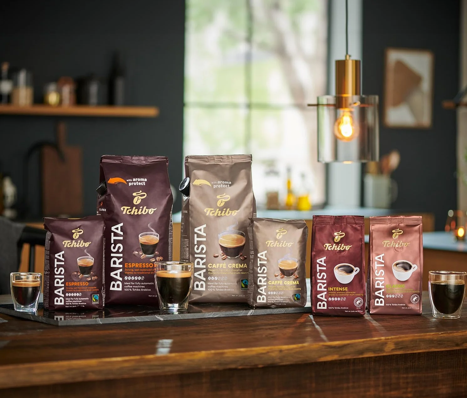 Tchibo Barista Caffè Crema café en grano 1 kilo