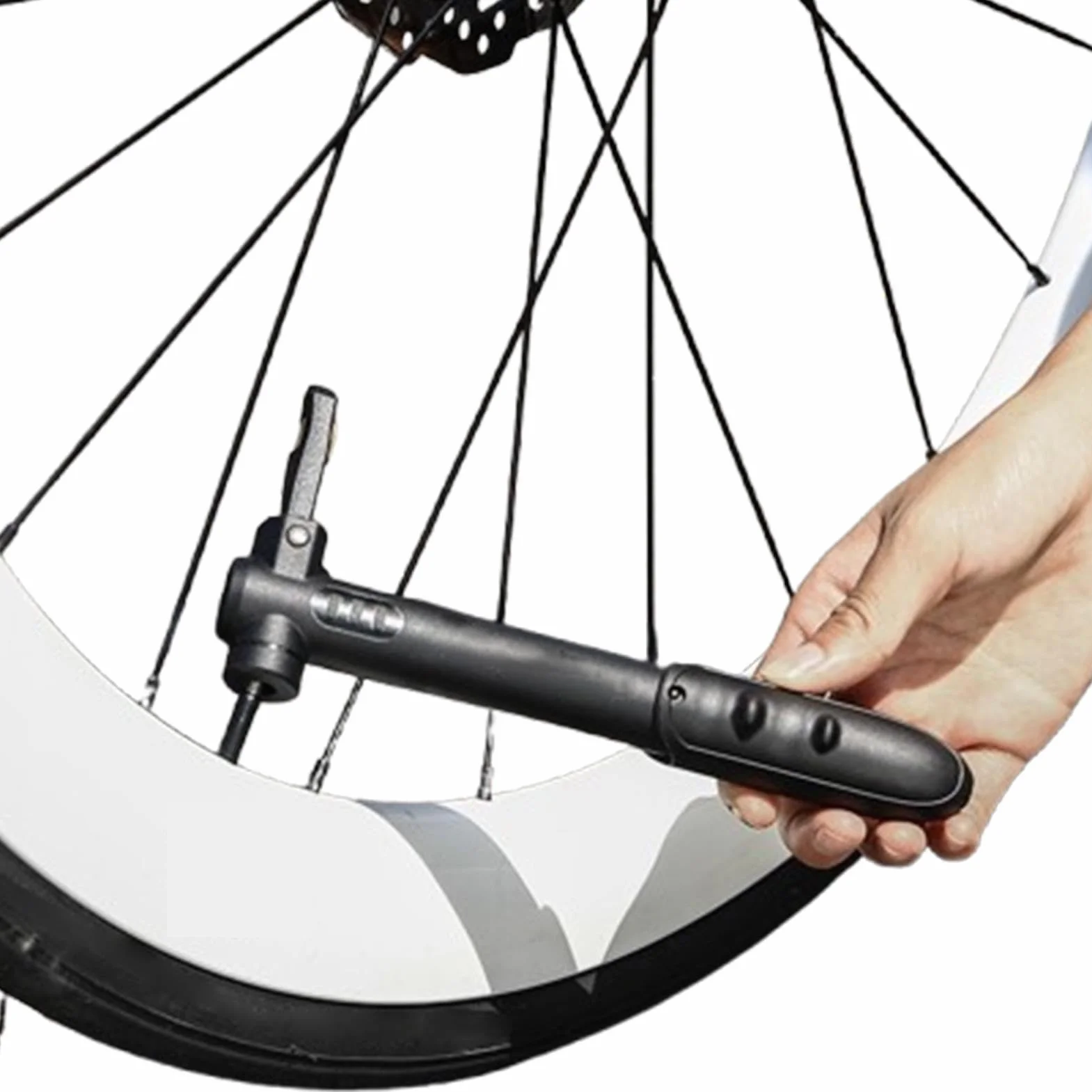 Compresor de aire portátil, inflador de bomba de aire para bicicletas - Compresor de aire ergonómico,Inflador de neumáticos Bombas de piso compactas de larga duración Inflado eficiente para automóvile