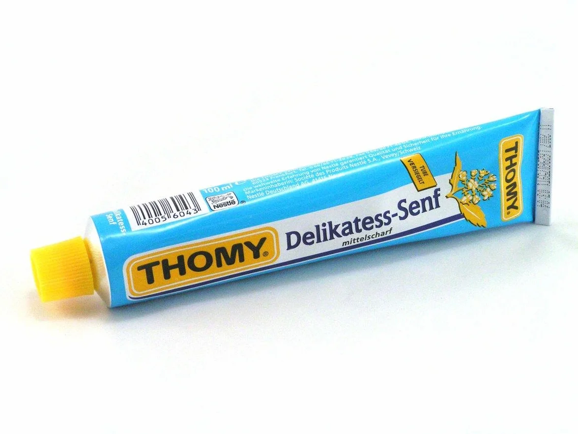 Thomy Gourmet mostaza de Alemania 100 ml