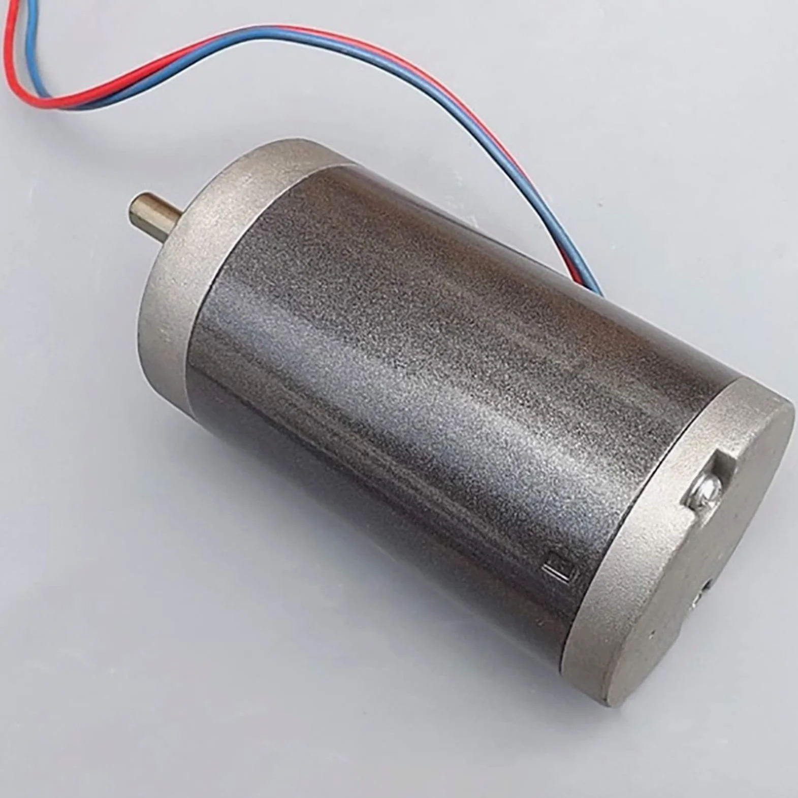 electronic starter de CC electronic starter de CC de imán permanente de alta potencia de 50 W, diámetro del eje del conmutador de escobillas de carbón de 8 mm, con rodamientos de bolas traseros delant