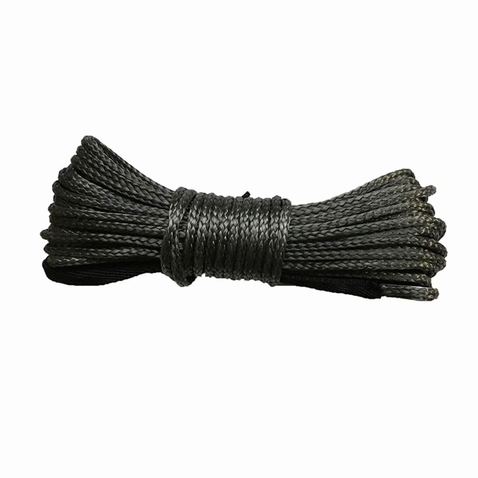 Cuerdas para Remolque, Cable de línea de cabrestante sintético, Cable de Cuerda de cabrestante sintético de 8mm x 20m, Compatible con camión ATV UTV(Grey)