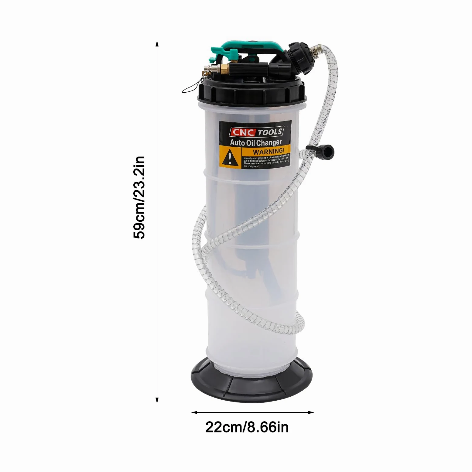 Bomba de extracción de aceite manual y neumática, 7,5 L, bomba de extracción de líquidos, bomba de aspiración de líquidos, líquido de vacío, motor