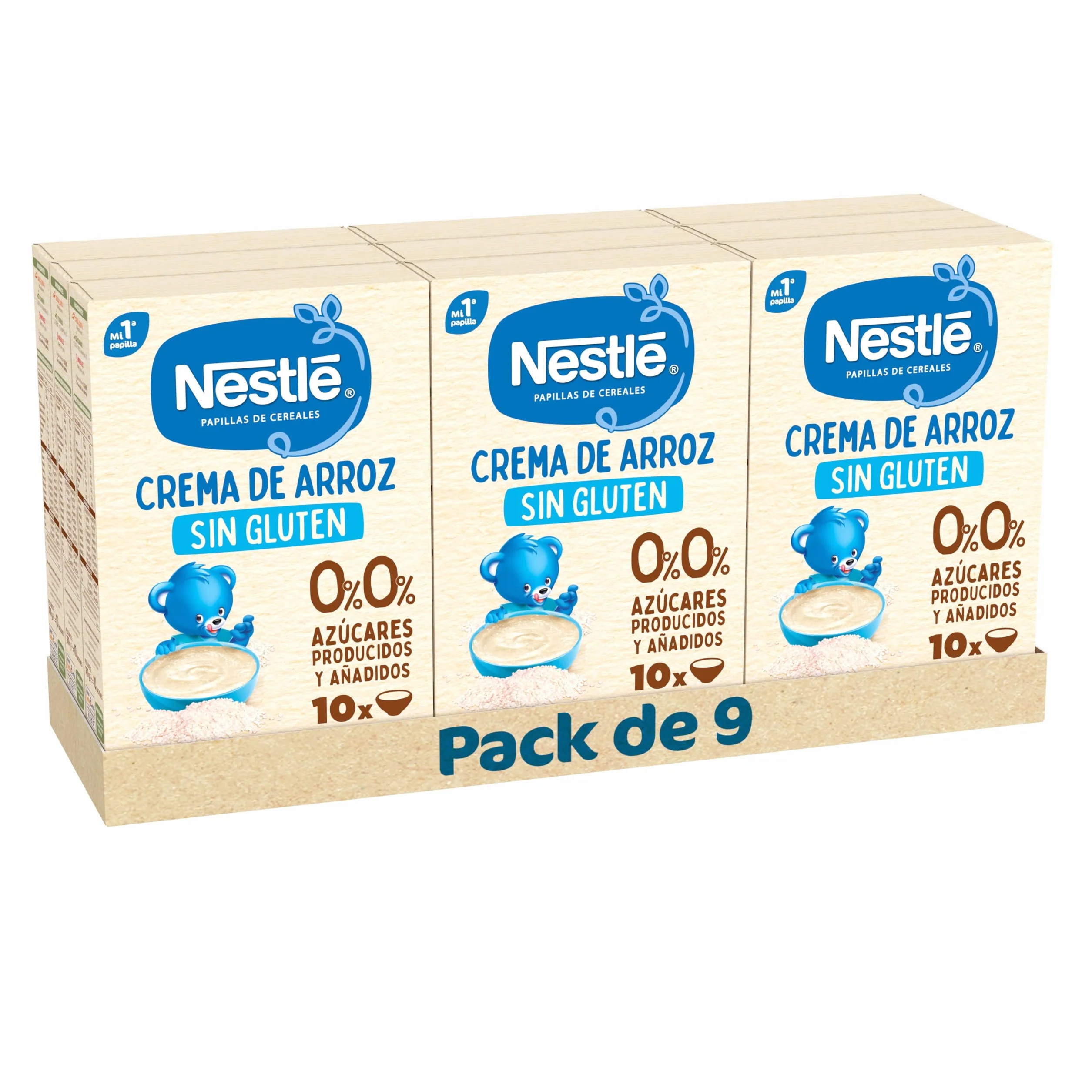 NESTLÉ Papilla Sin gluten 9x180g