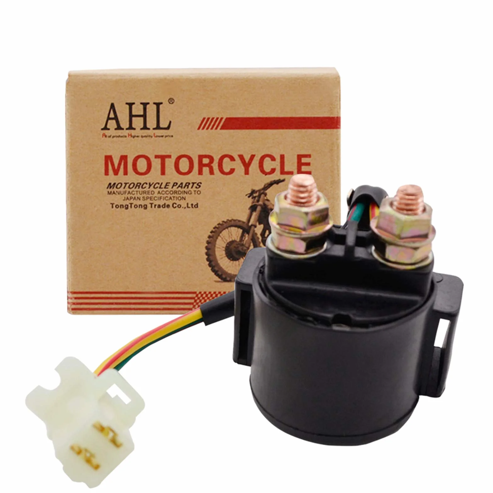 AHL- Motocicleta Solenoide Relé De Arranque para HYOSUNG MS1-125 MS1 125 MS3-250 MS3 250 RT125 RT125D