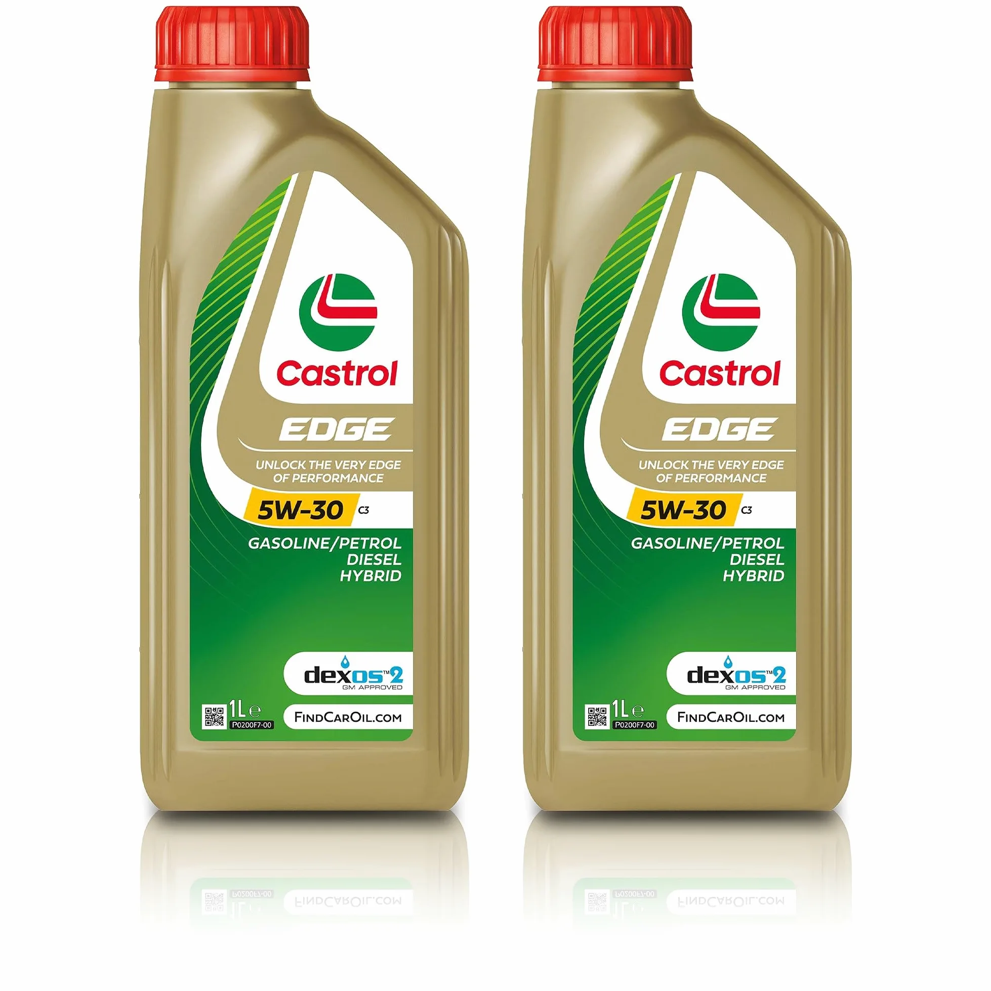 2 x 1 l + 5 l = 7 litros Castrol Edge Titanium fsttm 5 W de 30 C3 Motor de aceite motores de aceite