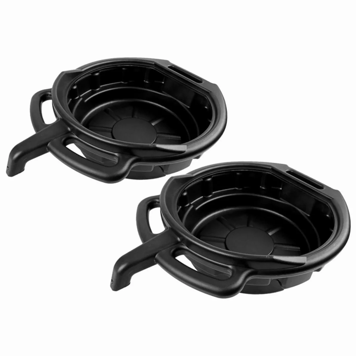 Bandeja Colectora Aceite Usado 2 Piezas PE 10 L 15 L Automóvil | Fácil de Almacenar, Fácil de Limpiar, Diseño Compacto, Uso Debajo del Automóvil en Garaje