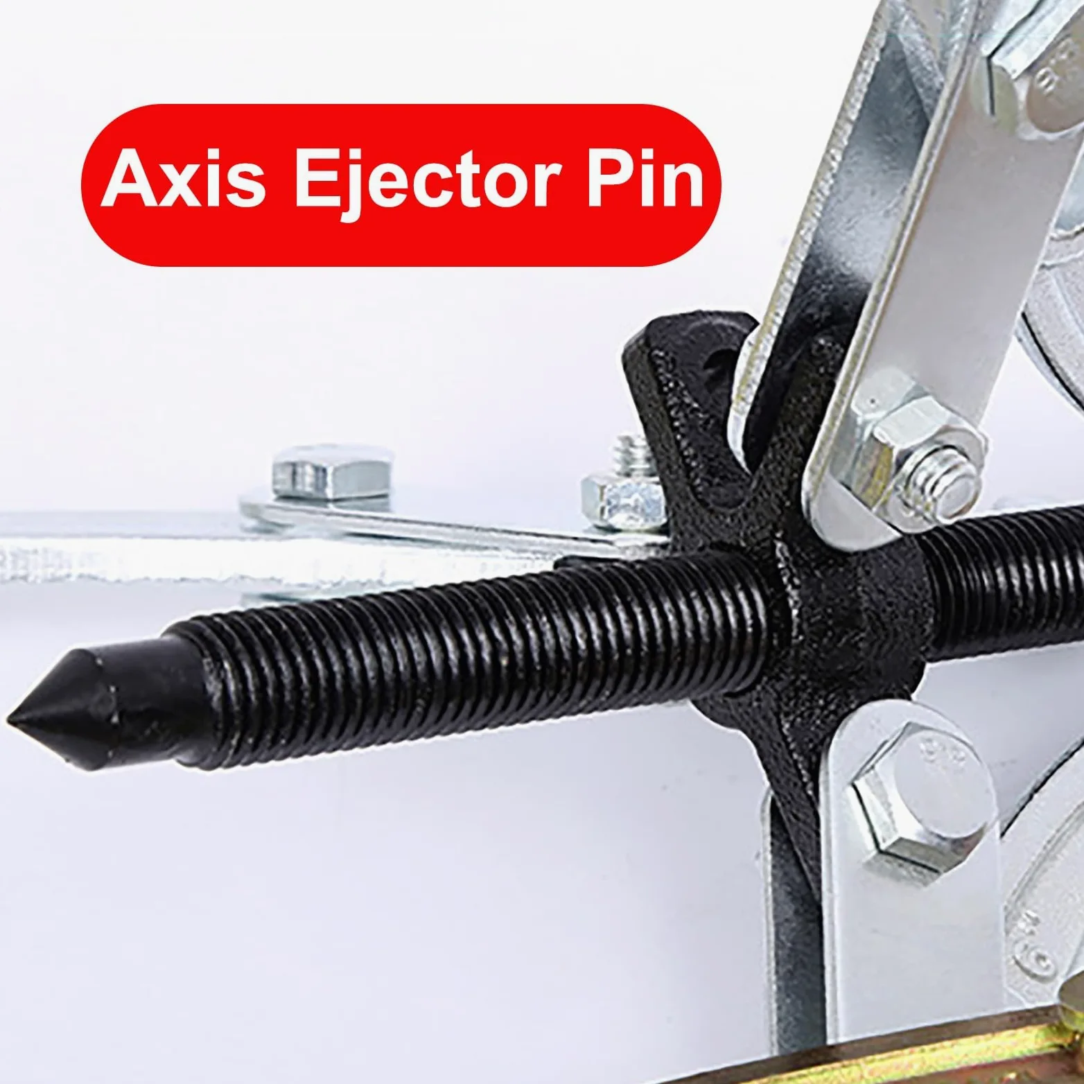 Herramienta de extracción de rodamientos de tres mandíbulas, reparación automotriz, extractor de acero al carbono para ruedas, bujes, engranajes, poleas, capacidad de 150 libras, 6 pulgadas de