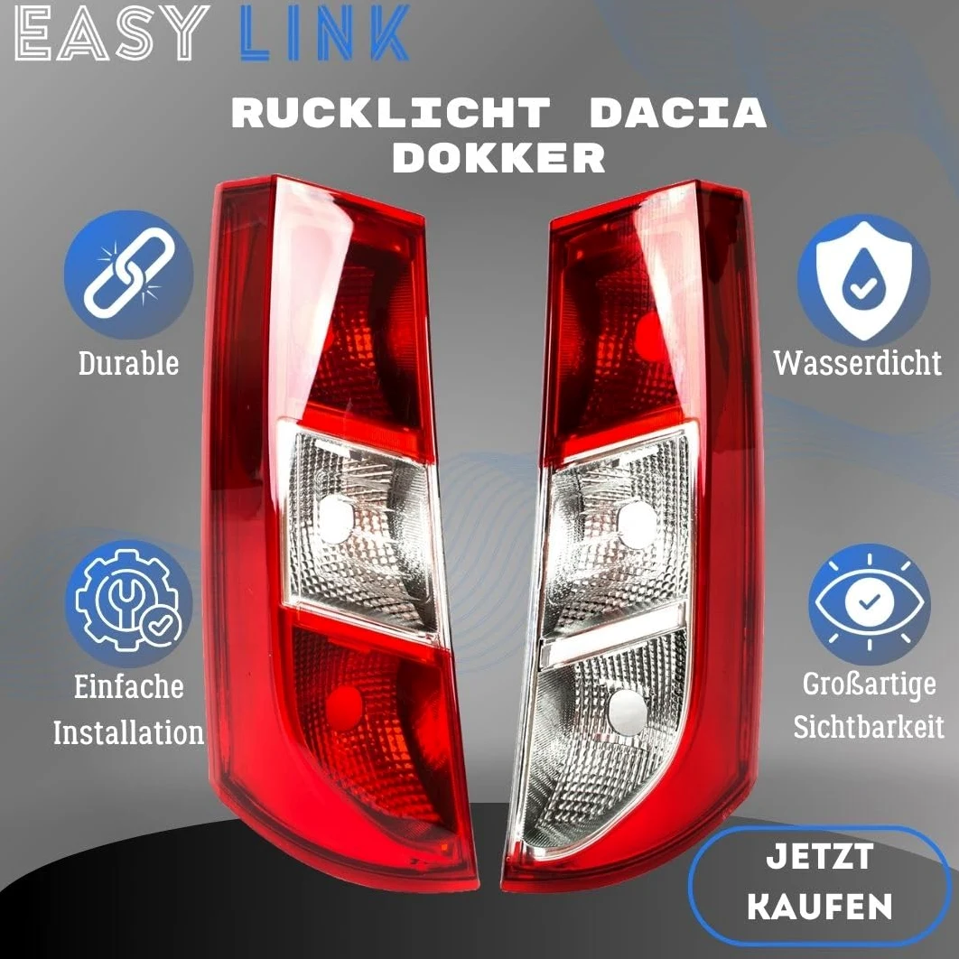 D.Dokker Nueva Par Faros Traseros Luz trasera para Coche