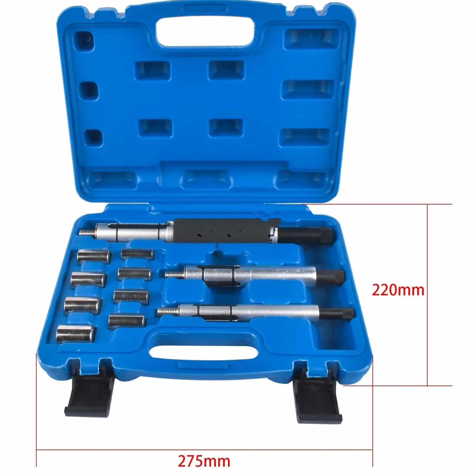 Eje centrado Embrague Herramienta Calibración Embrague Coche Juego Alineación Ajustable 11 Uds. Reemplazo Transmisión Rodamiento Manual 12-20 Mm