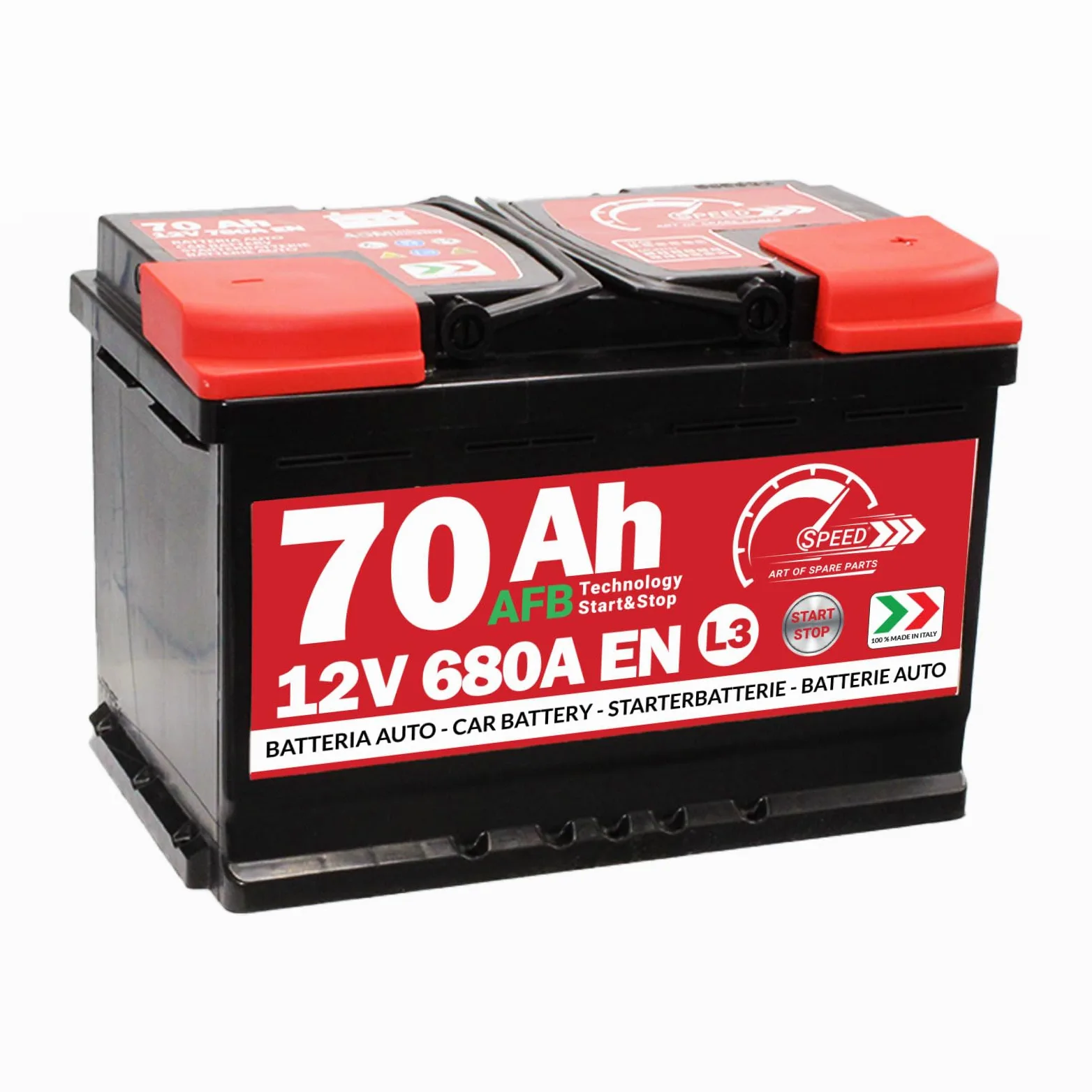 Batería para coche Speed L3 AFB Technology – 70 Ah, 680 A, 12 V