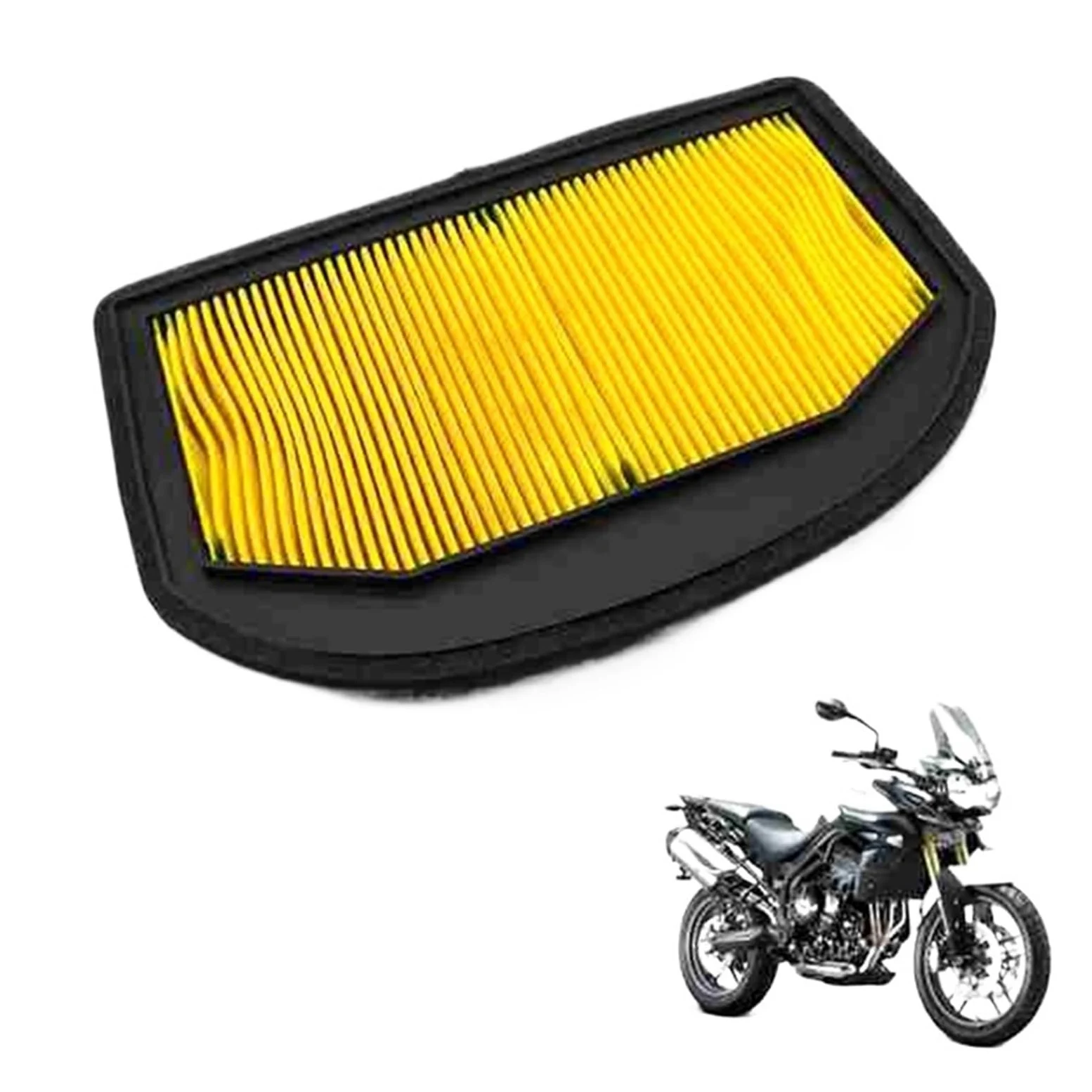 Gasolina Filtro Limpiador De Filtro De Admisión De Aire para Motocicleta, Filtro De Aire De Gasa De Algodón para T&riump&h 1200 Explorer 2012-2019, Motocicleta