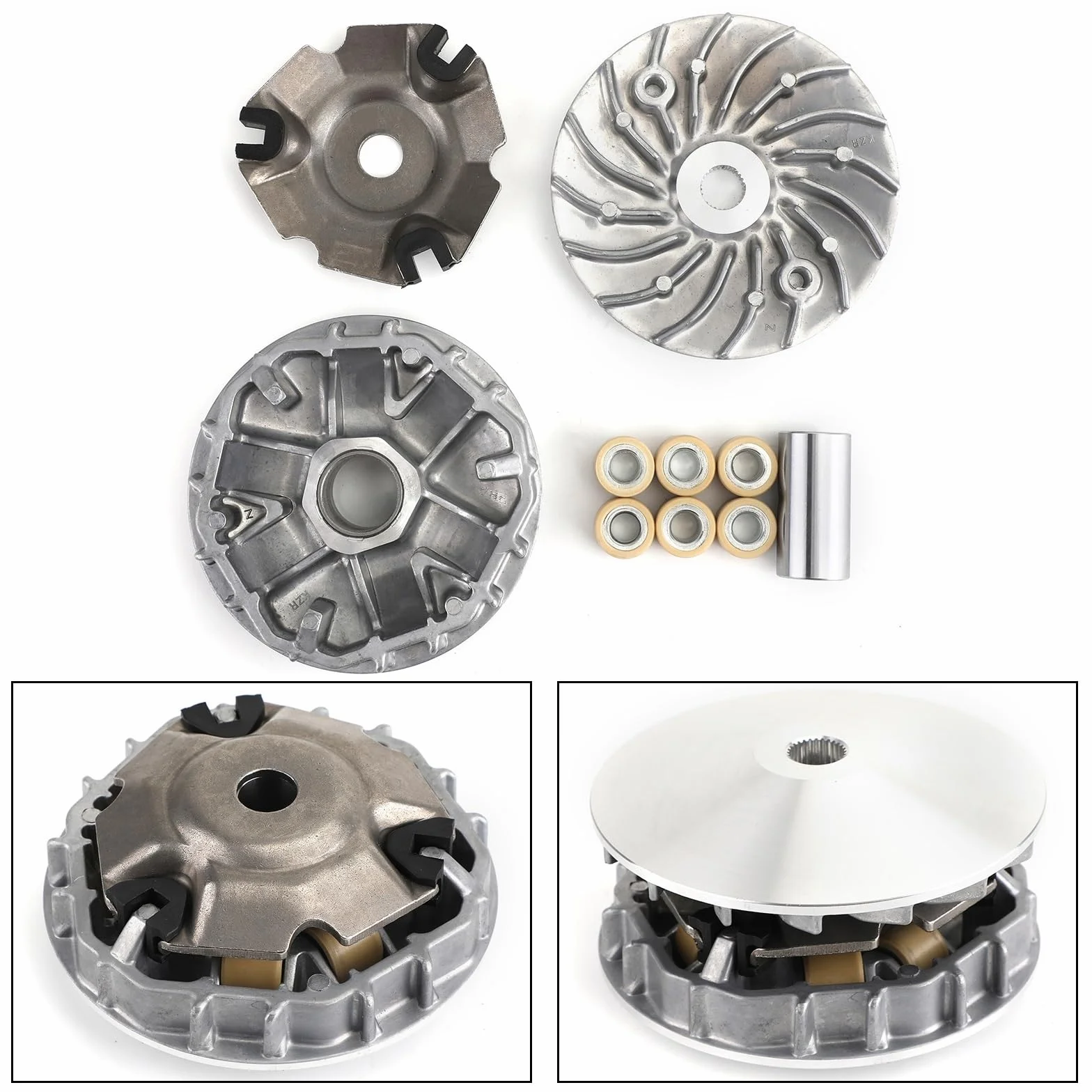 [Replacement] Kit Completo DE TRANSMISIÓN DE Embrague con Rodillos Y Eje for Honda PCX 125 150 WW 09-18 PCX150 2014-2018