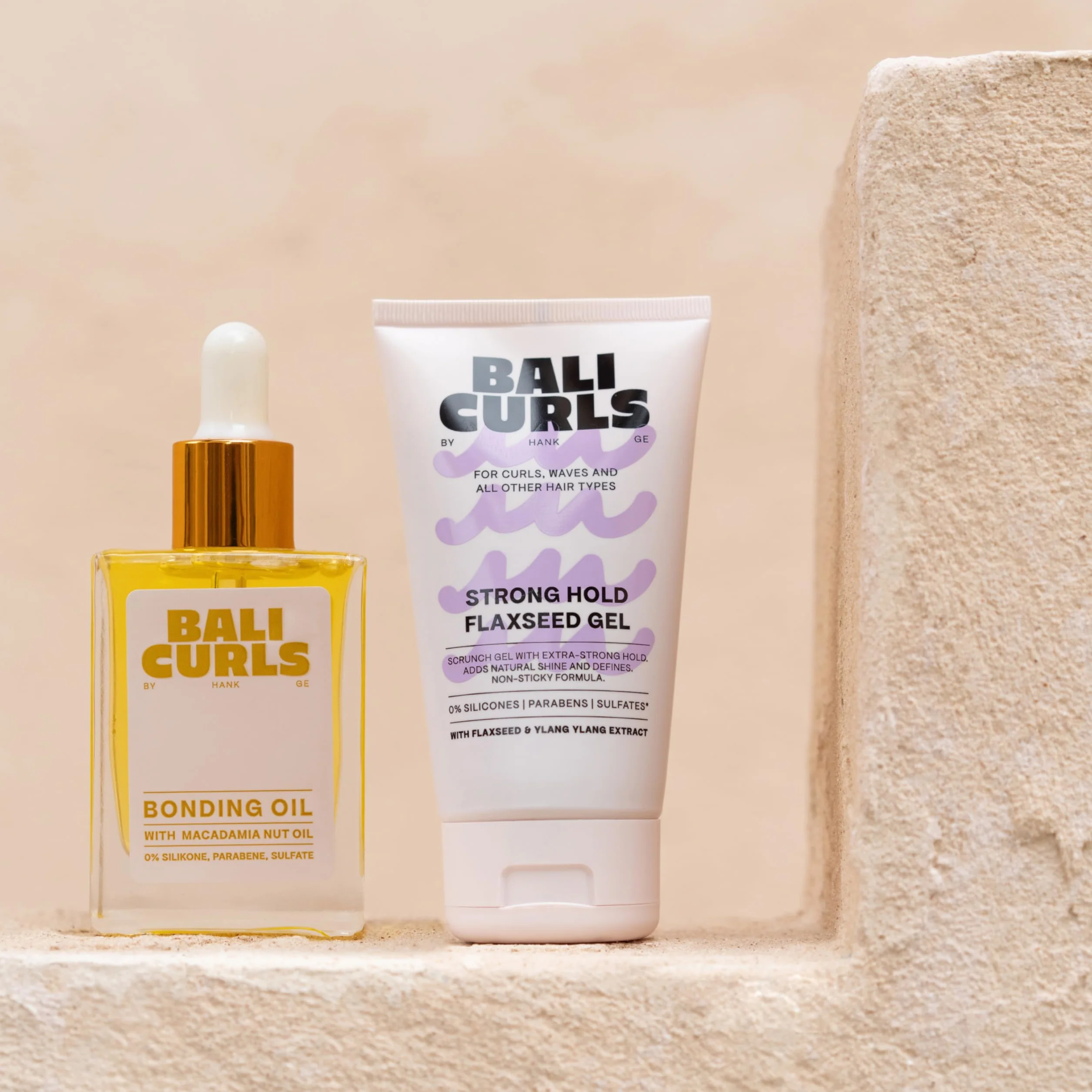 BALI CURLS Strong Hold Flaxseed Gel – Gel de linaza extra fuerte para rizos definidos – 150 ml