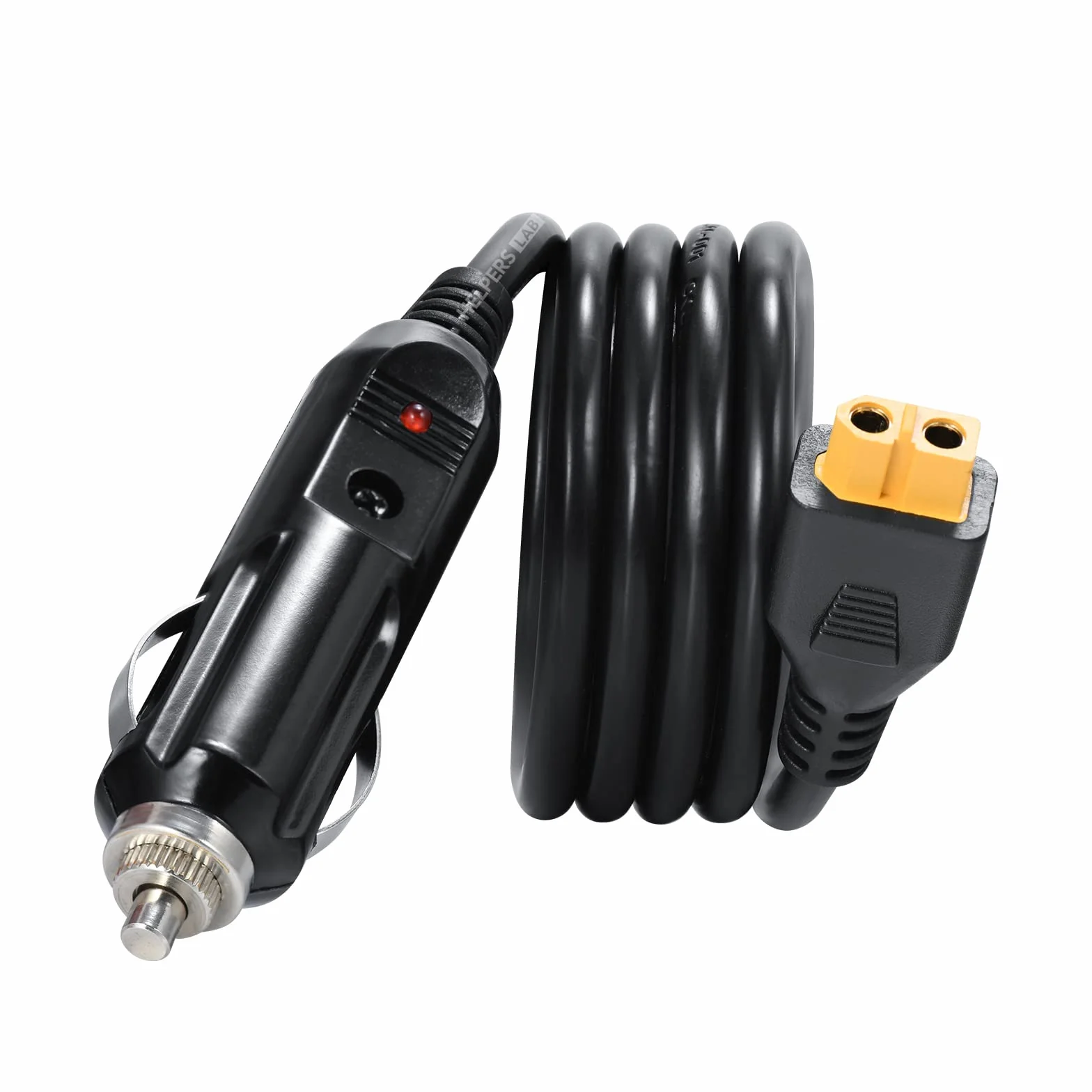 XT60 Cargador de Coche Mechero para Powerstation Estación de energía portátil Bluetti EB55 EcoFlow Delta River 12-24 V Encendedor de Cigarrillos Plug 16 AWG