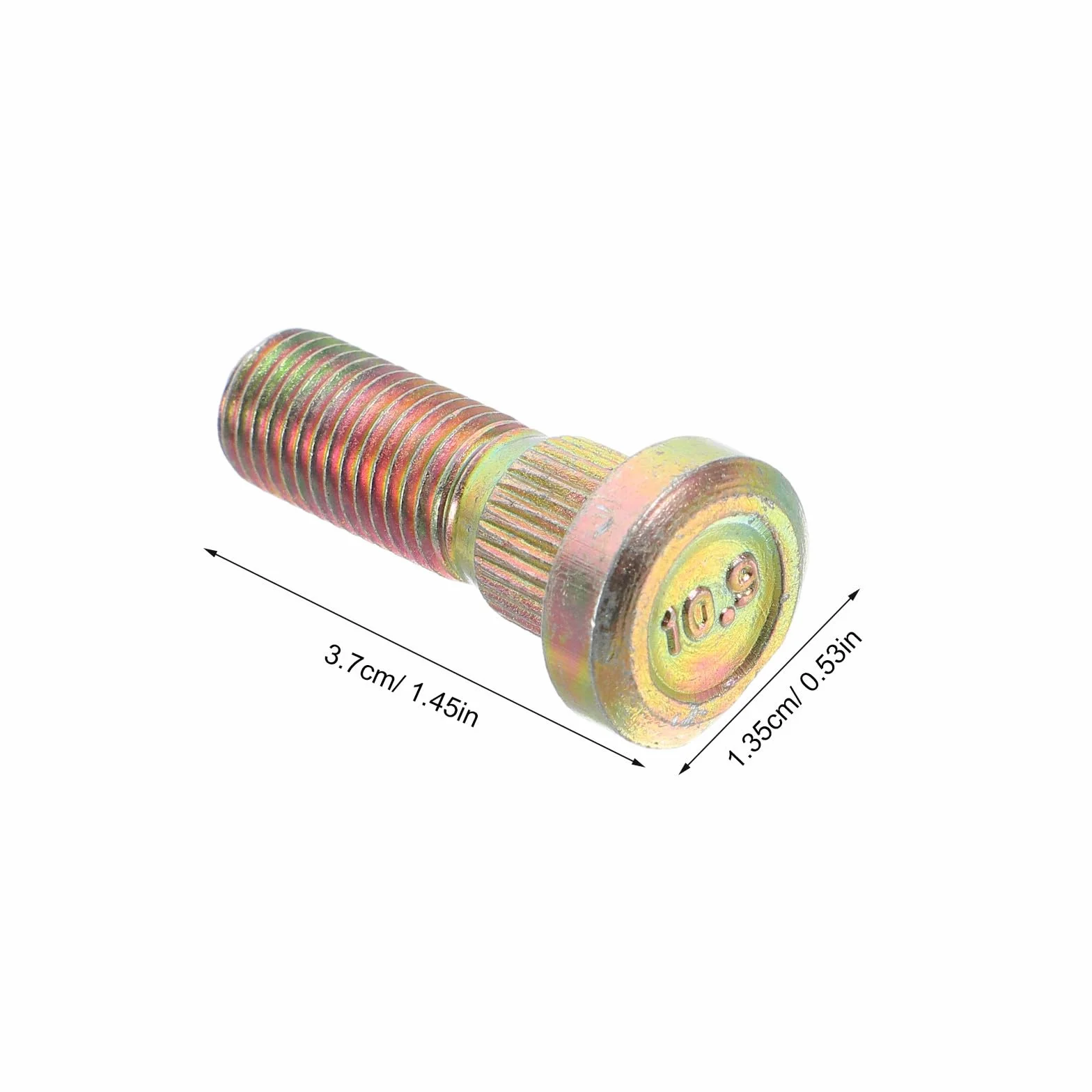Pernos de Rueda M10 para Coche 2 Unidades, Tornillos para Buje de Metal Resistentes