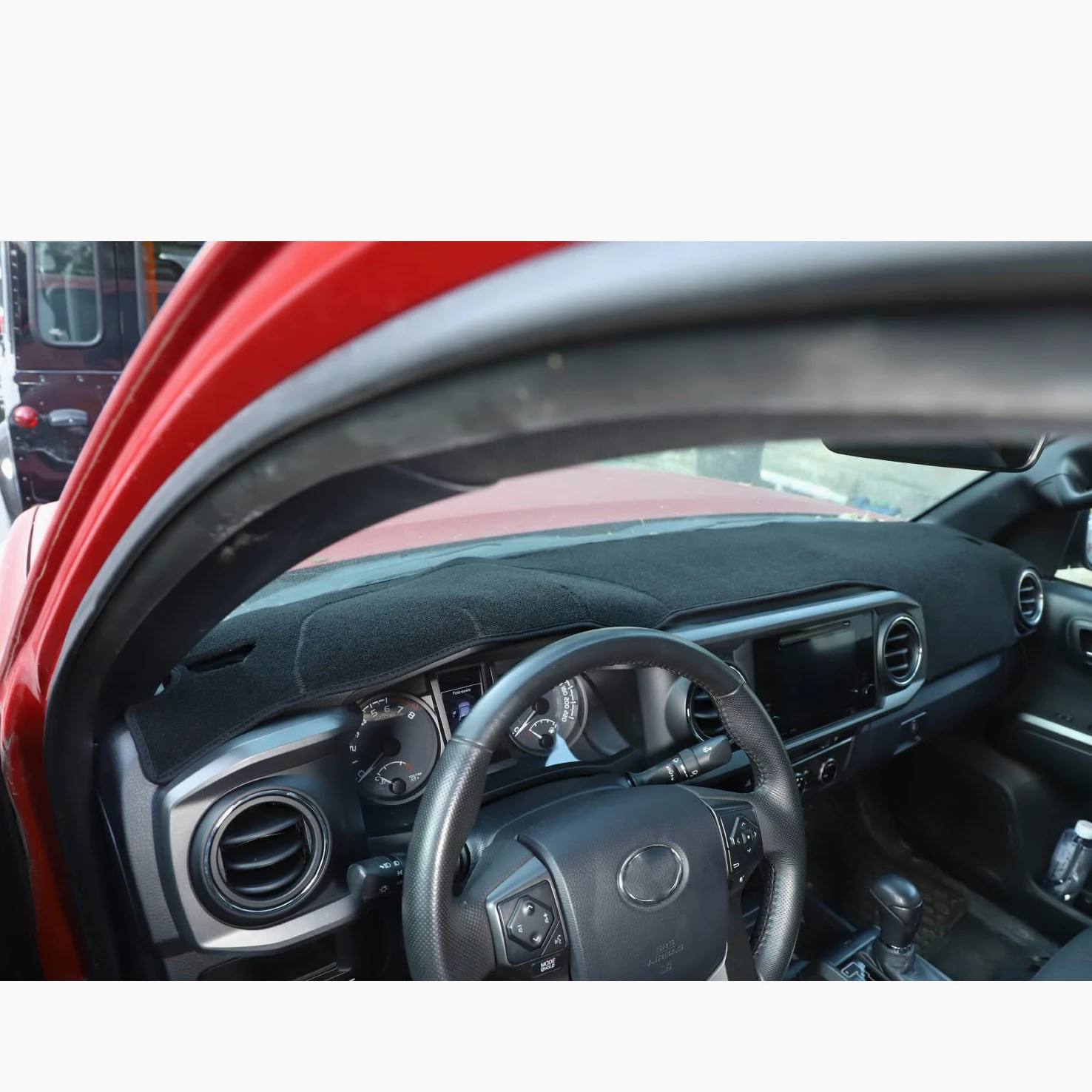 CHEAYAR Cubierta para salpicadero, tapete compatible con Toyota Tacoma2016-2021, tablero de salpicadero, tablero de salpicadero, protector de protección solar