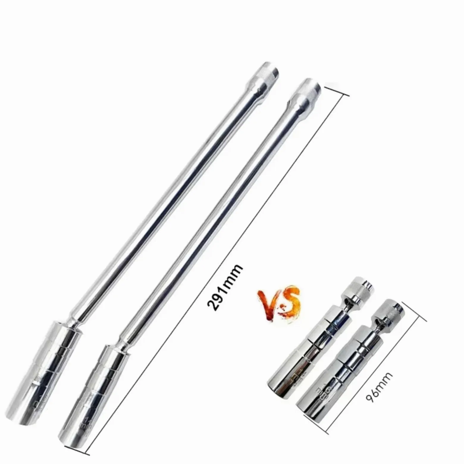 Llaves de bujías Bujía Herramienta Magnética Llave Giratoria Extensión Larga Instalación Reparación Torque Extracción 14mm 16mm