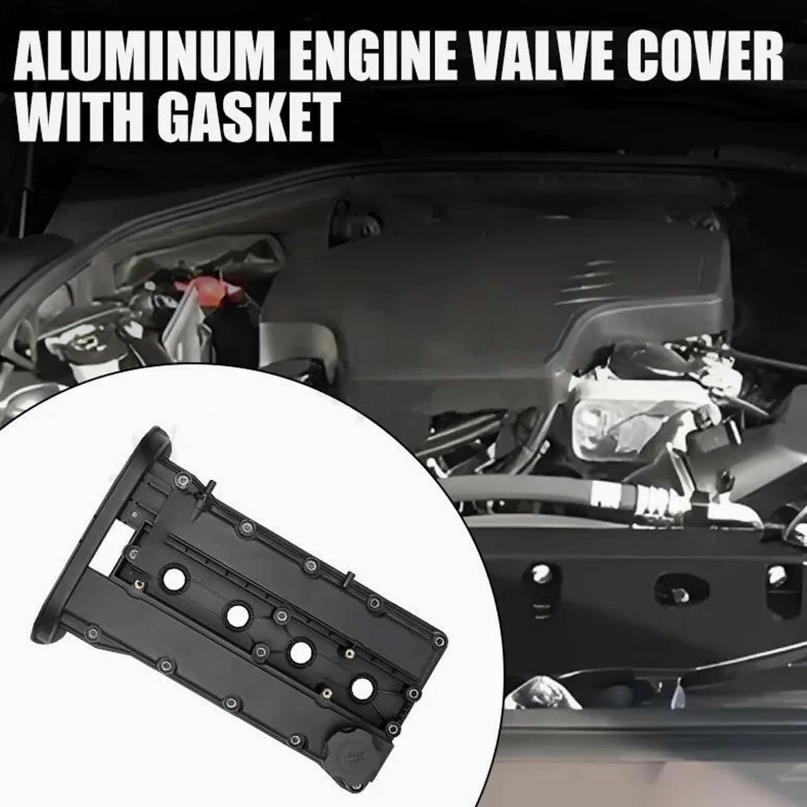 Tapa de balancines Tapa De Válvula De Motor Con Junta Para Chevy Para Aveo Para Cruze Para Lacetti 1.6L 25192208 25185117 25185123 96469203 Tapa de La Válvula