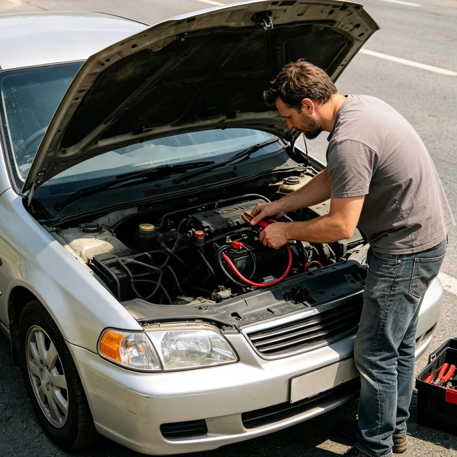 Cables De Arranque 20 Piezas De Repuesto Pinzas Y Cables De Arranque Para | Cables De Refuerzo De Batería De Automóvil Para Automóvil Coche Sedán SUV Pickup Camión Remolque Hogar Garaje Y