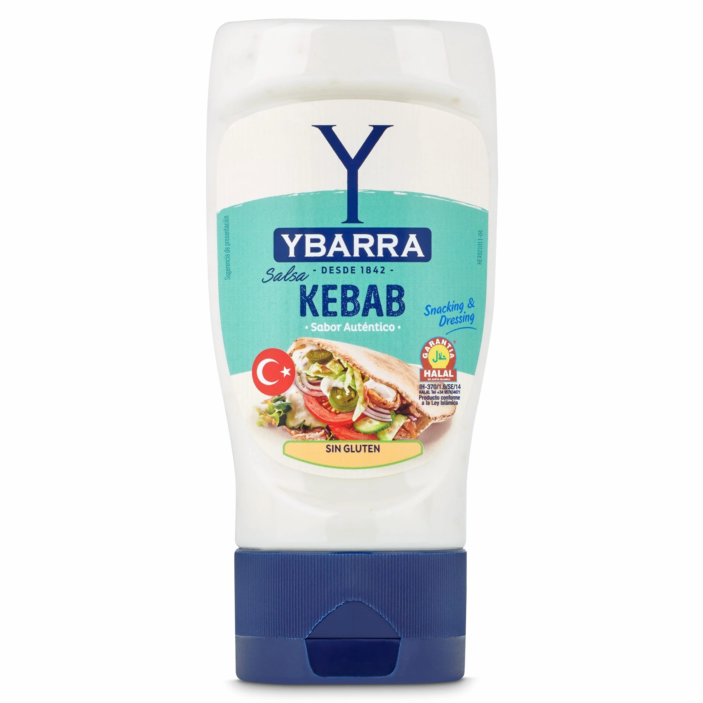 Ybarra Salsa Kebap Sin Gluten 250ml