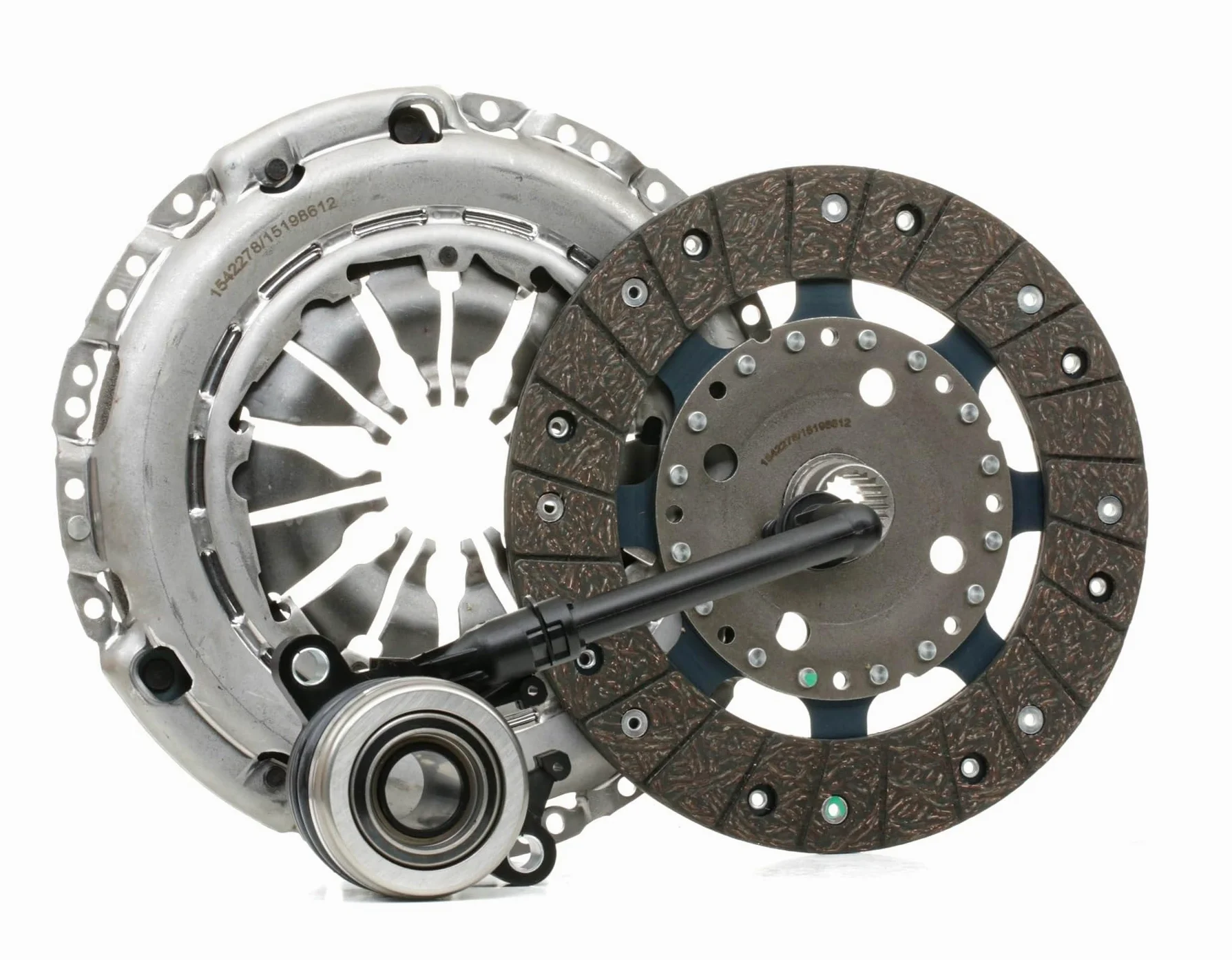 RIDEX 479C0261 Kit de embrague con desembrague central con plato de embrague Revisar/sustituir volante doble masa Compatible con NISSAN Qashqai II J11, J11