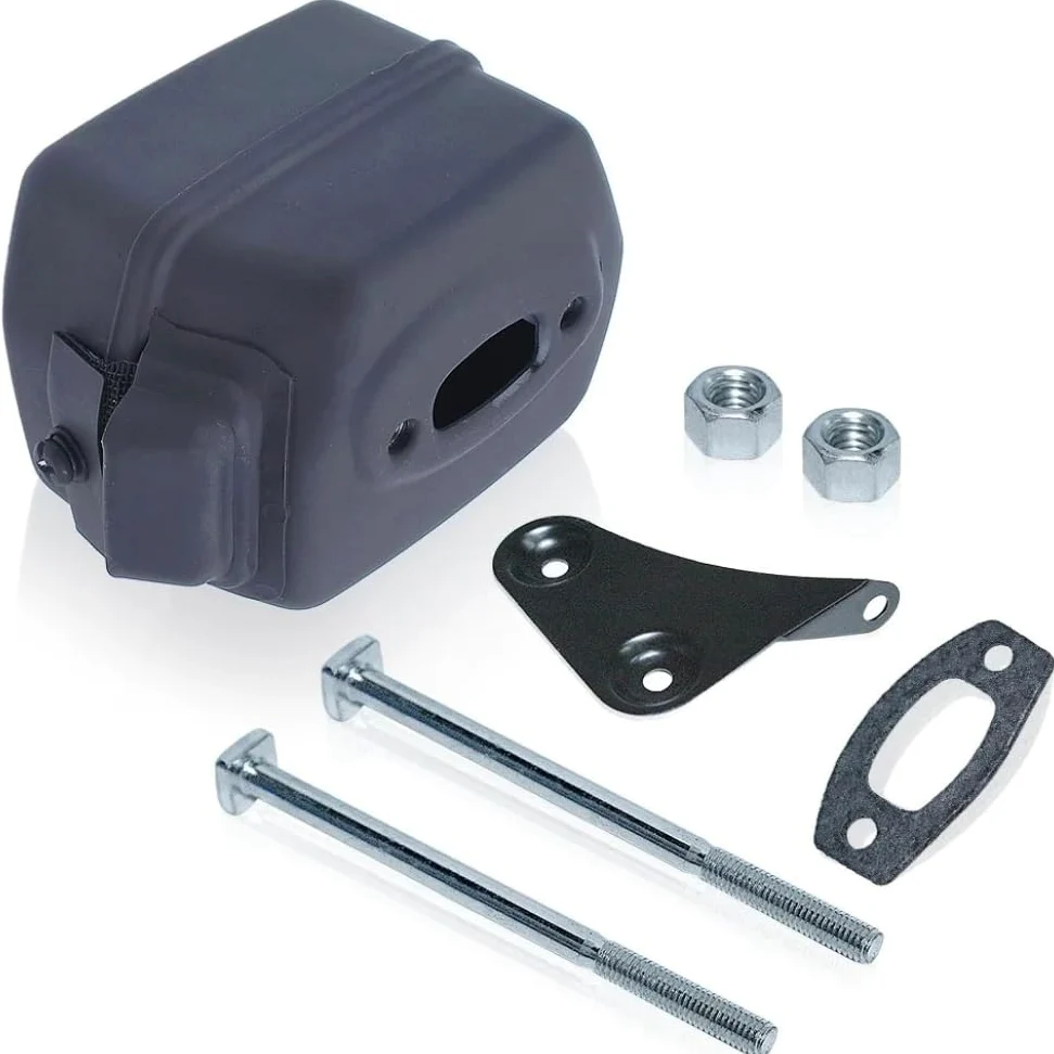 Kit de juntas de tuercas y pernos del soporte de escape del silenciador apto for motosierra H 50 51 55 R 501766605 503218202 537127901