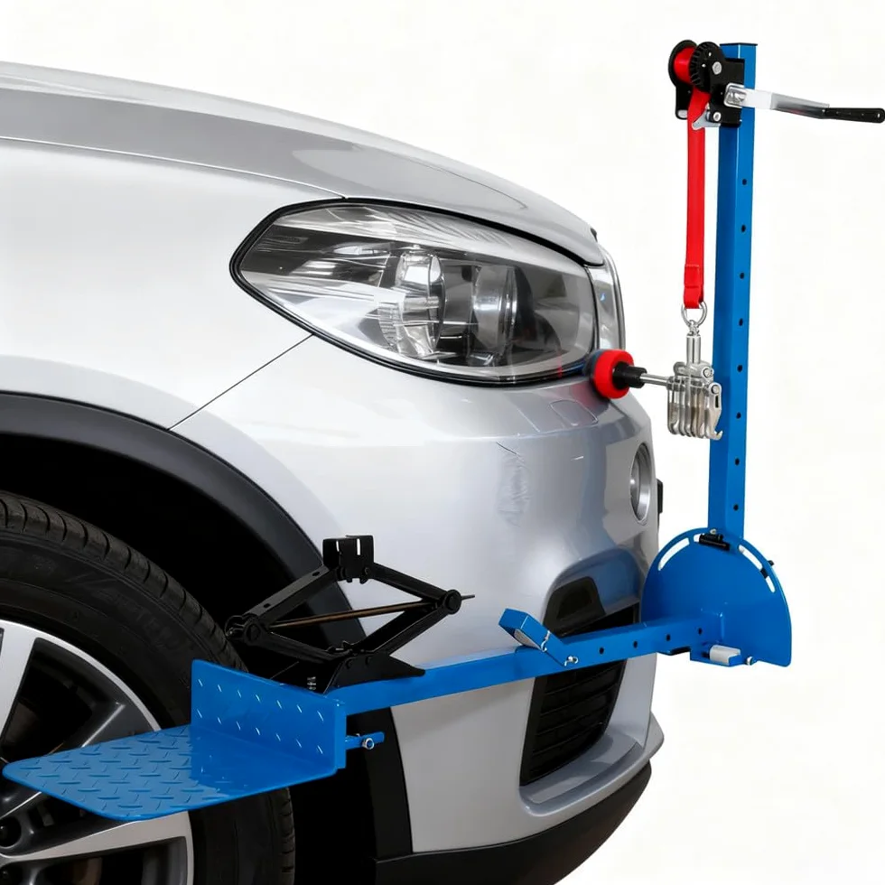 Herramienta 3 En 1 para Eliminar Abolladuras Autos,Herramientas Reparación Abolladuras Carrocería,Herramientas,para Reparar Golpes Autos,Umbrales Puerta,Paneles Laterales Y Chapa Metálica