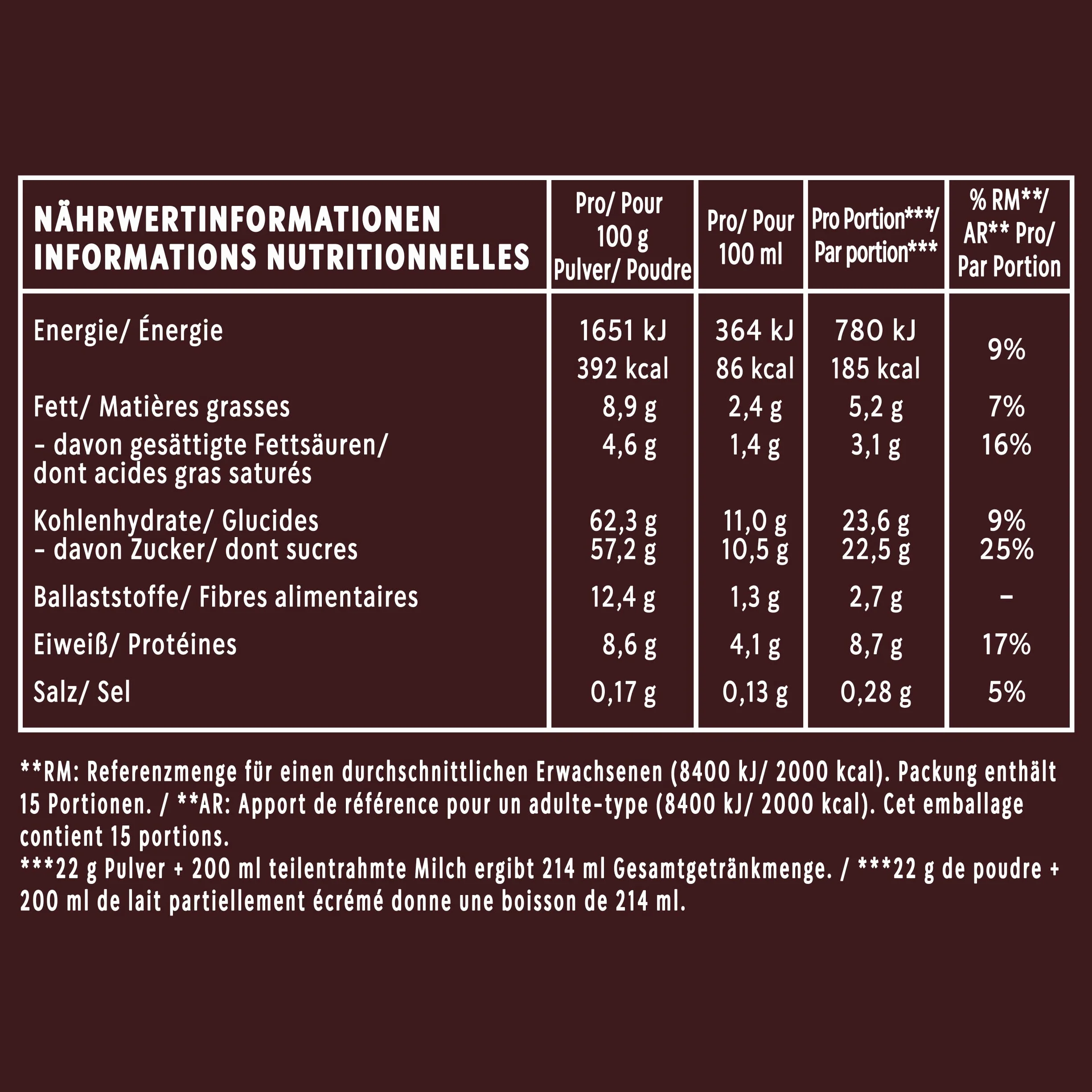 Starbucks Signature Chocolate 42% en polvo para beber 330g 15 tazas