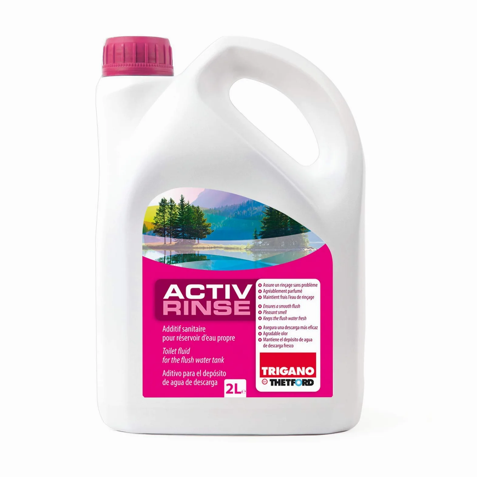 Thetford Activ Blue & Aktiv Rinse - Aditivo para inodoros (2 litros), disponible con papel higiénico (Blue + Rinse)
